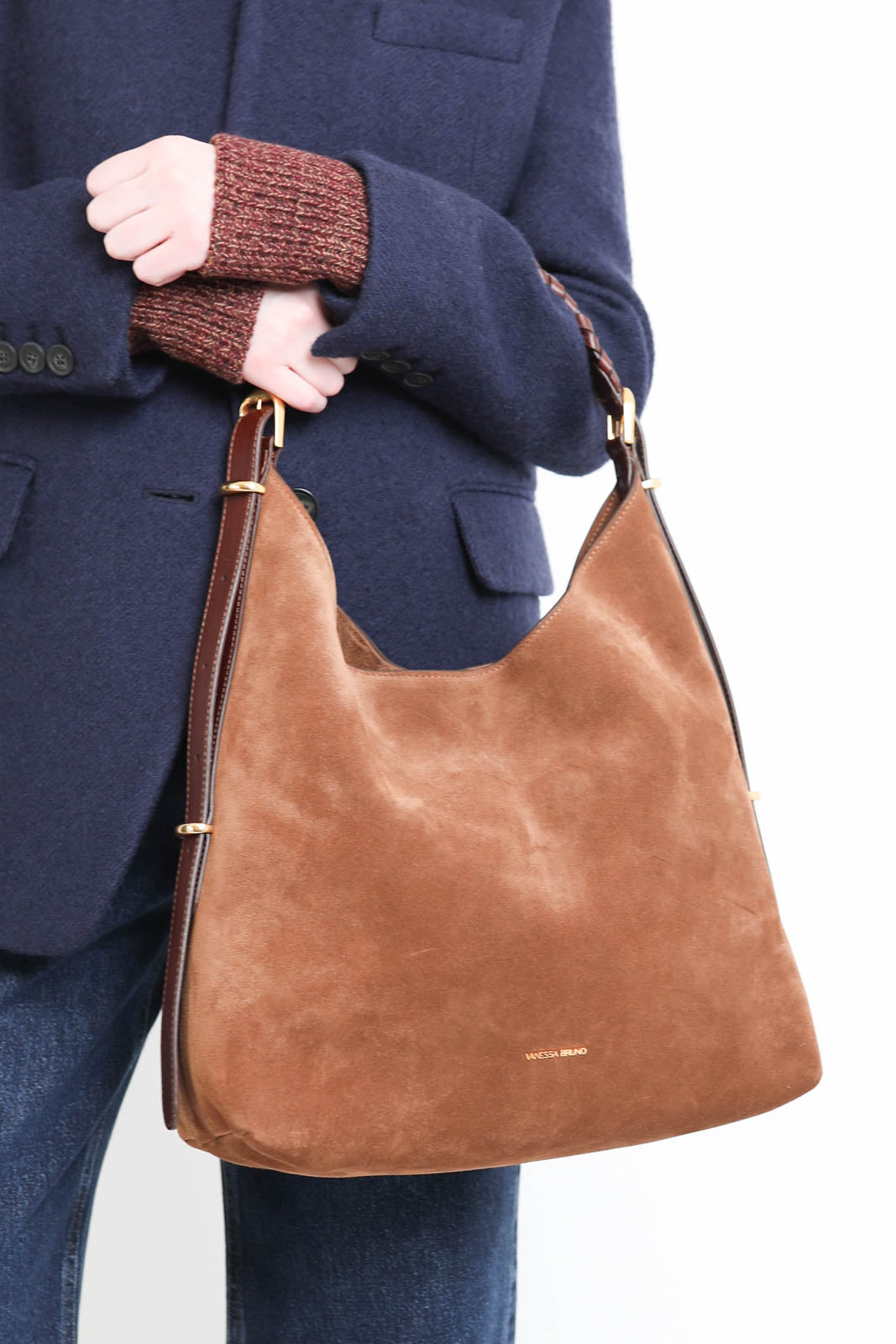 Vanessa Bruno, sac Jane Hobo en cognac