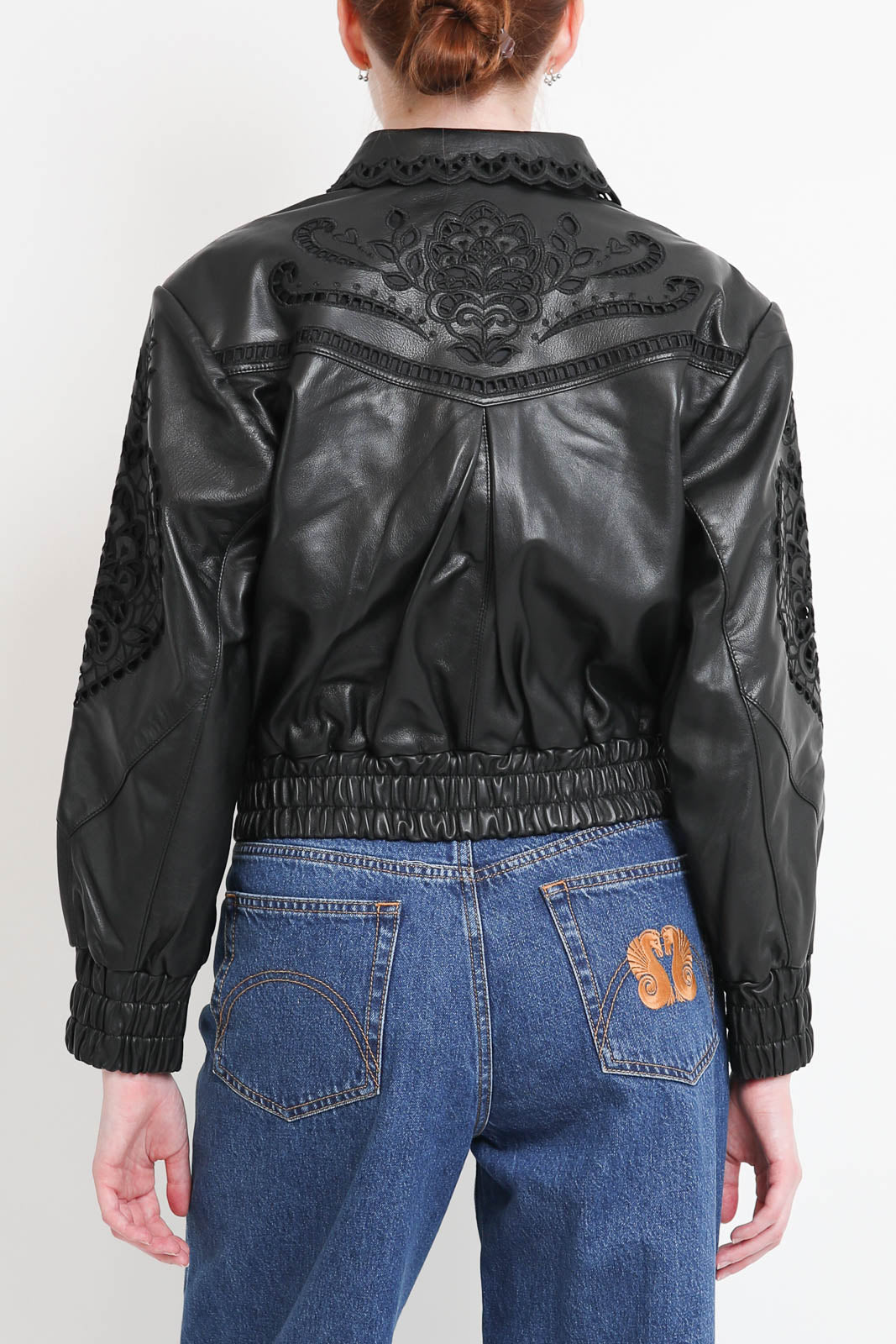 Farm Rio, veste Richilieu Heart en noir