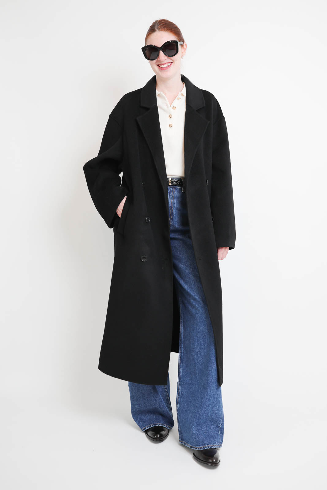 Loulou de Saison, manteau Borneo en noir