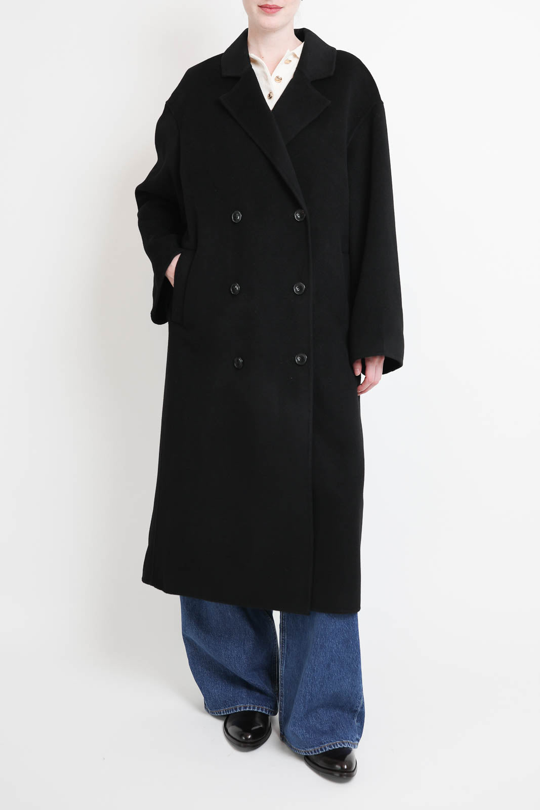 Loulou de Saison, manteau Borneo en noir