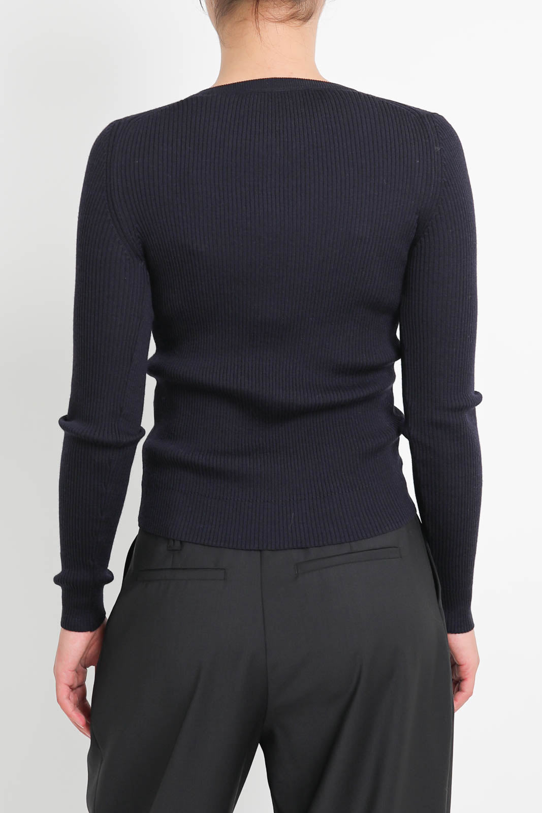 Nackyié, chemise à manches longues Insider en bleu marine