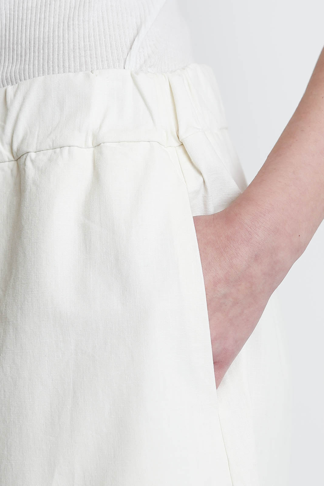 Labo.Art, pantalon Sole Liana en Avorio