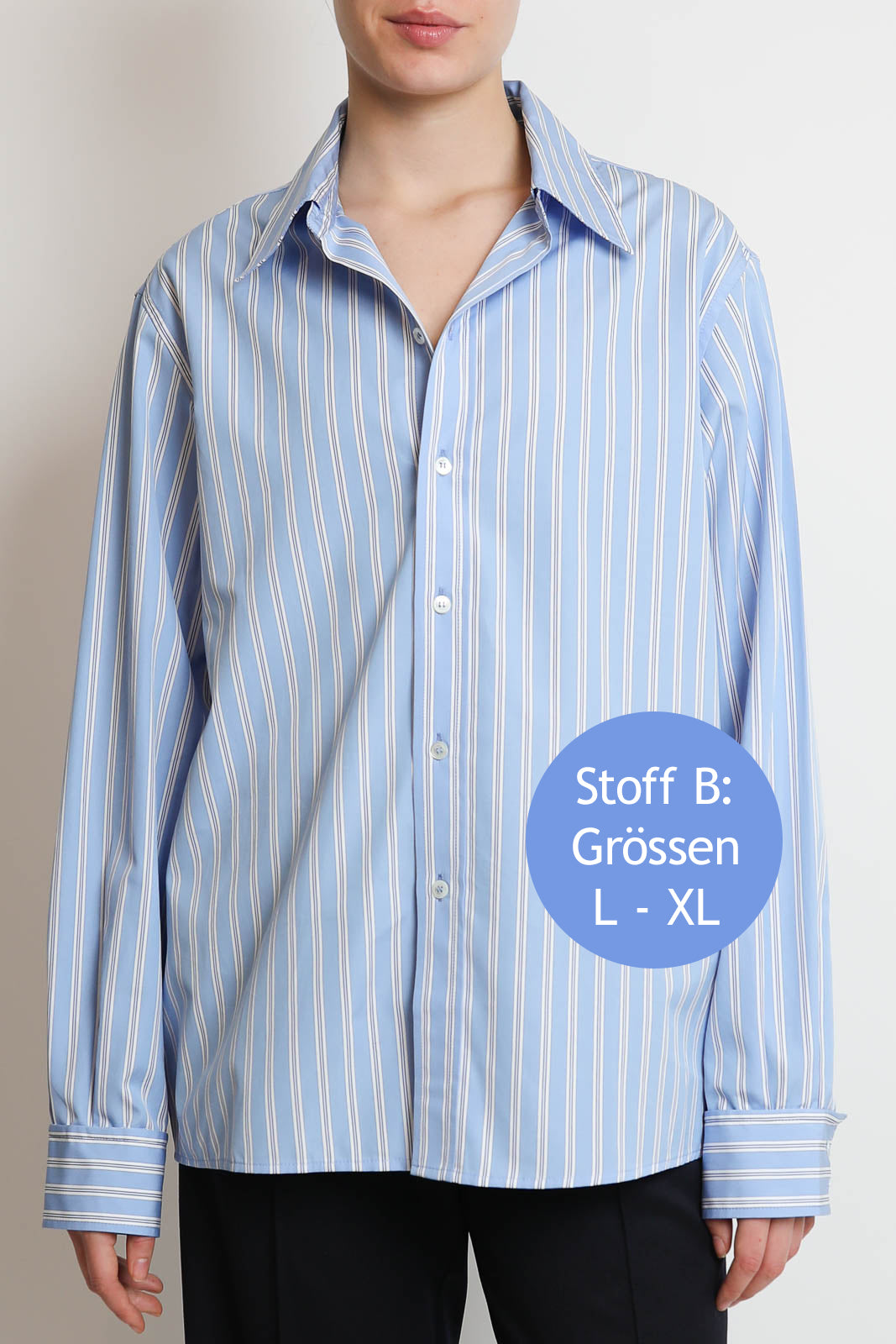 Vestibule Garderobe, chemisier Classic en bleu