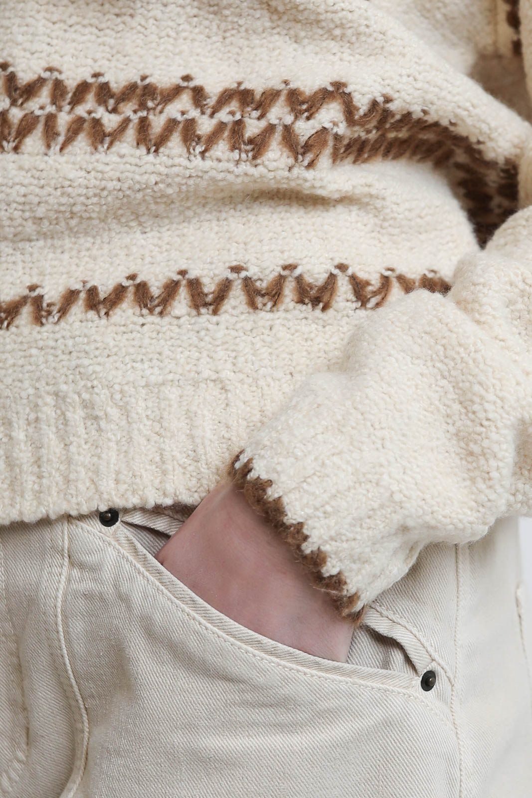 Marant Etoile, Pullover en écru/bronze