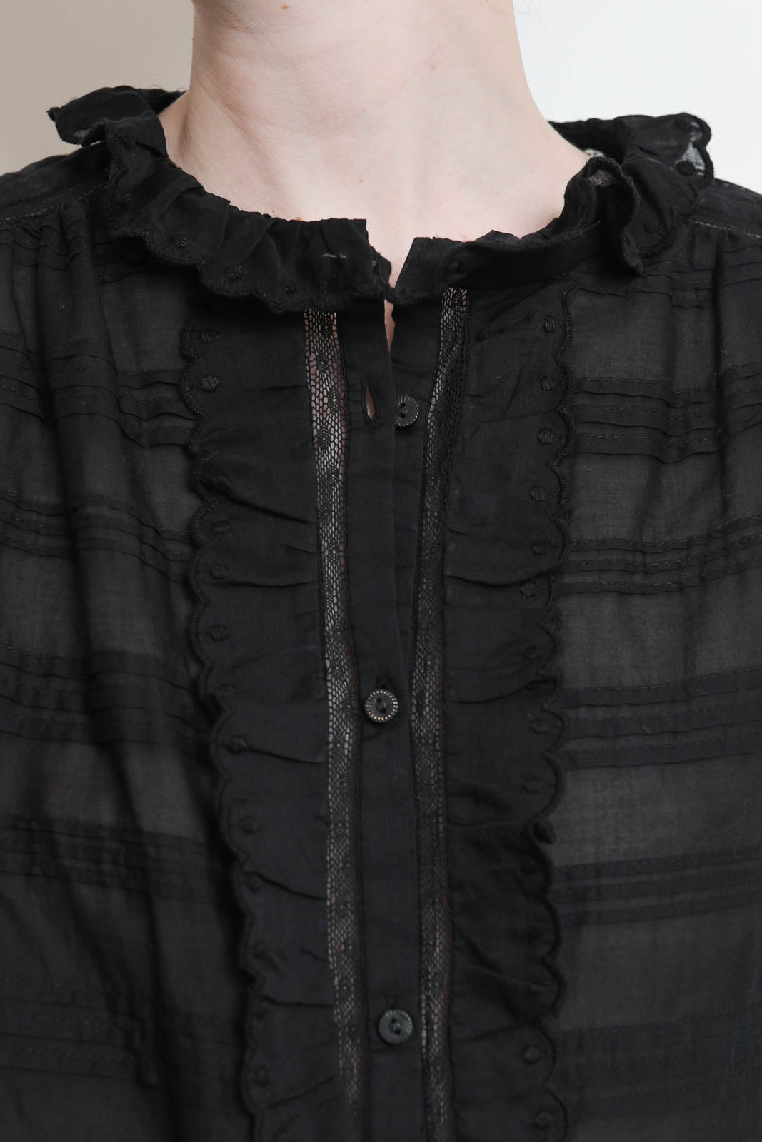 Marant Etoile, chemisier Peline en noir