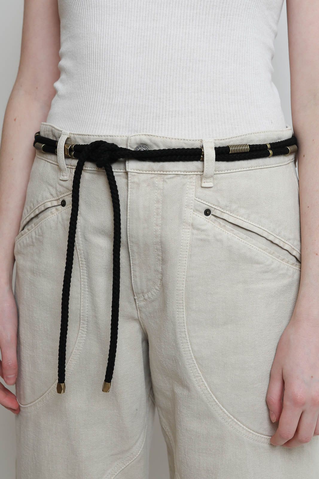 Isabel Marant, ceinture Sayka en noir