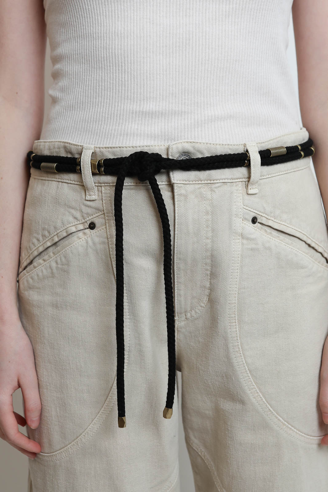 Isabel Marant, ceinture Sayka en noir
