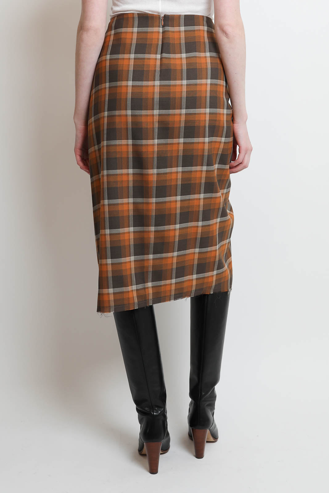 6397, Jupe tartan rouge Jupe