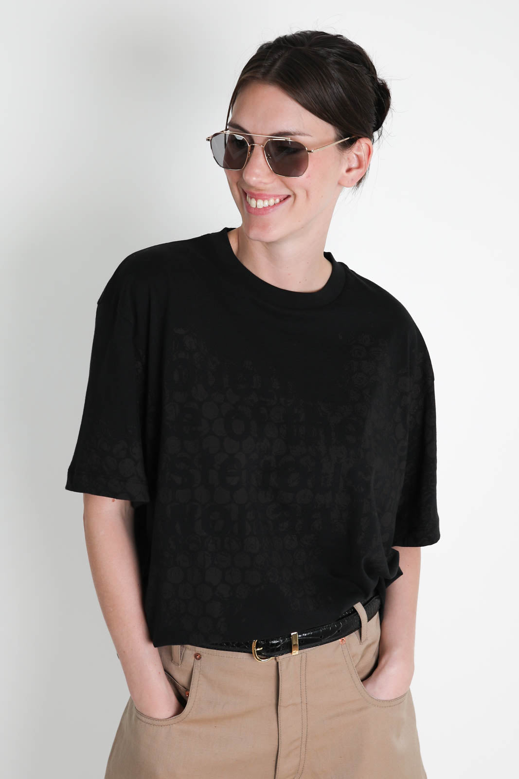 6397, T-shirt Big Russell en noir