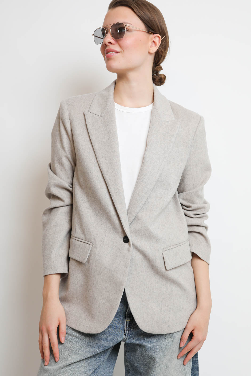Forte-Forte, blazer Masculine en cachemire