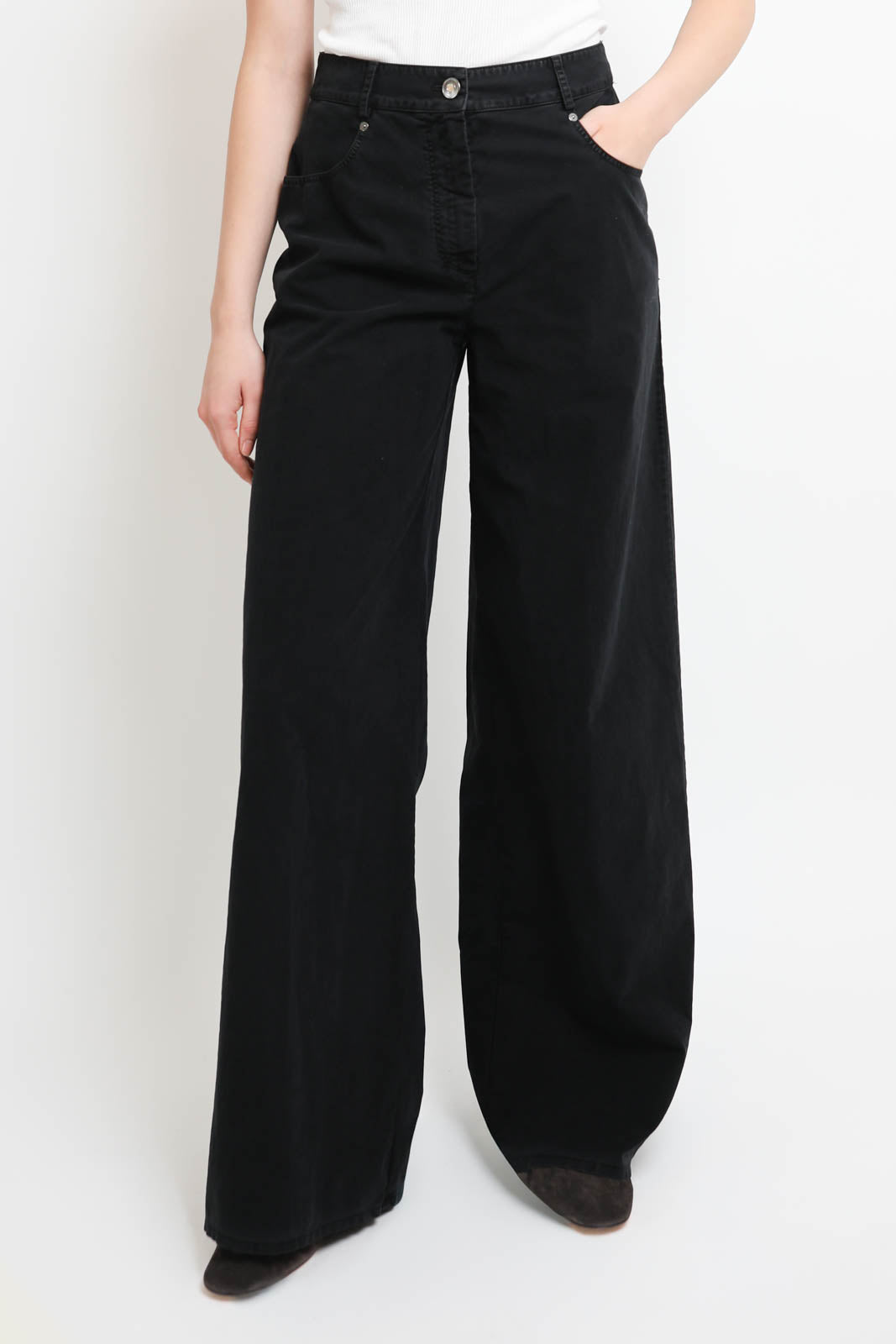 Forte-Forte, pantalon Flocked in Notte