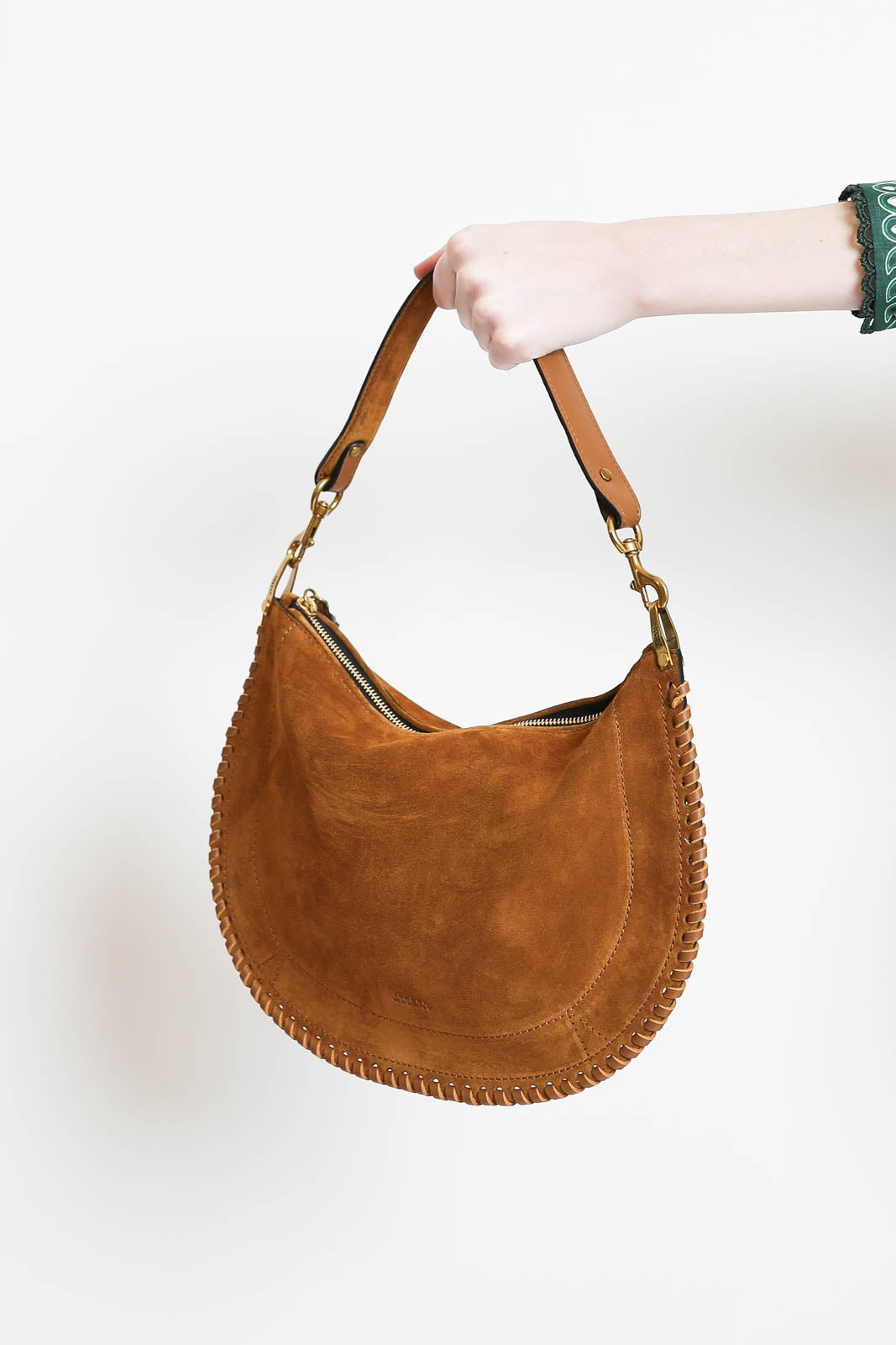 Isabel Marant, sac Oskan Soft Zip couleur cognac