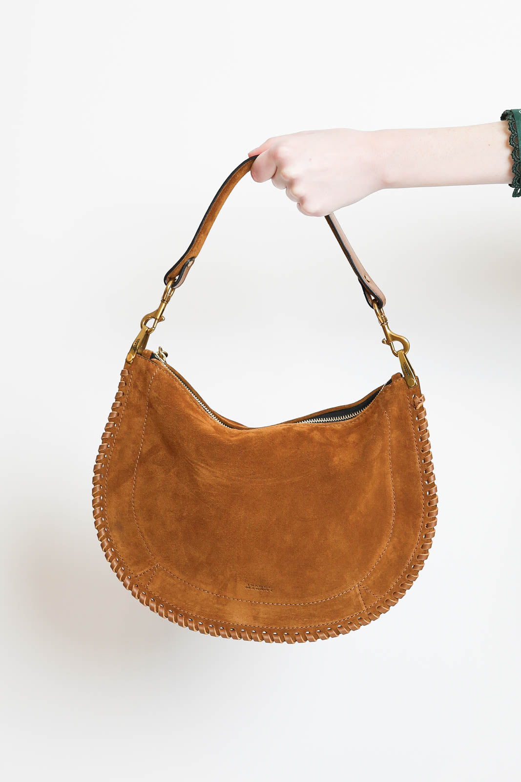Isabel Marant, sac Oskan Soft Zip couleur cognac