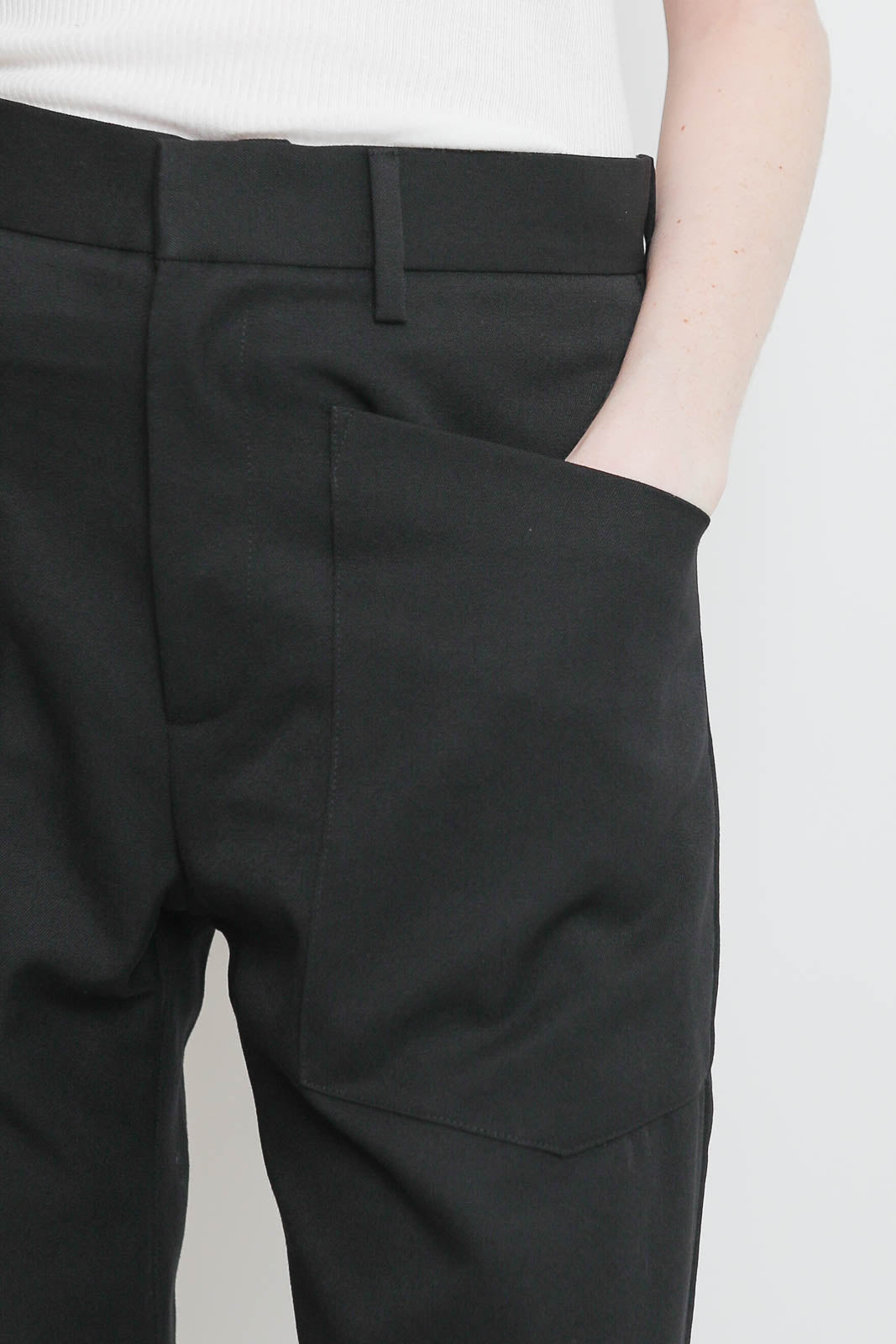 Nili Lotan, pantalon Shon Wool en noir