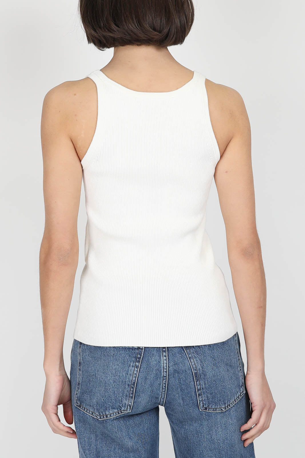 Débardeur en coton blanc