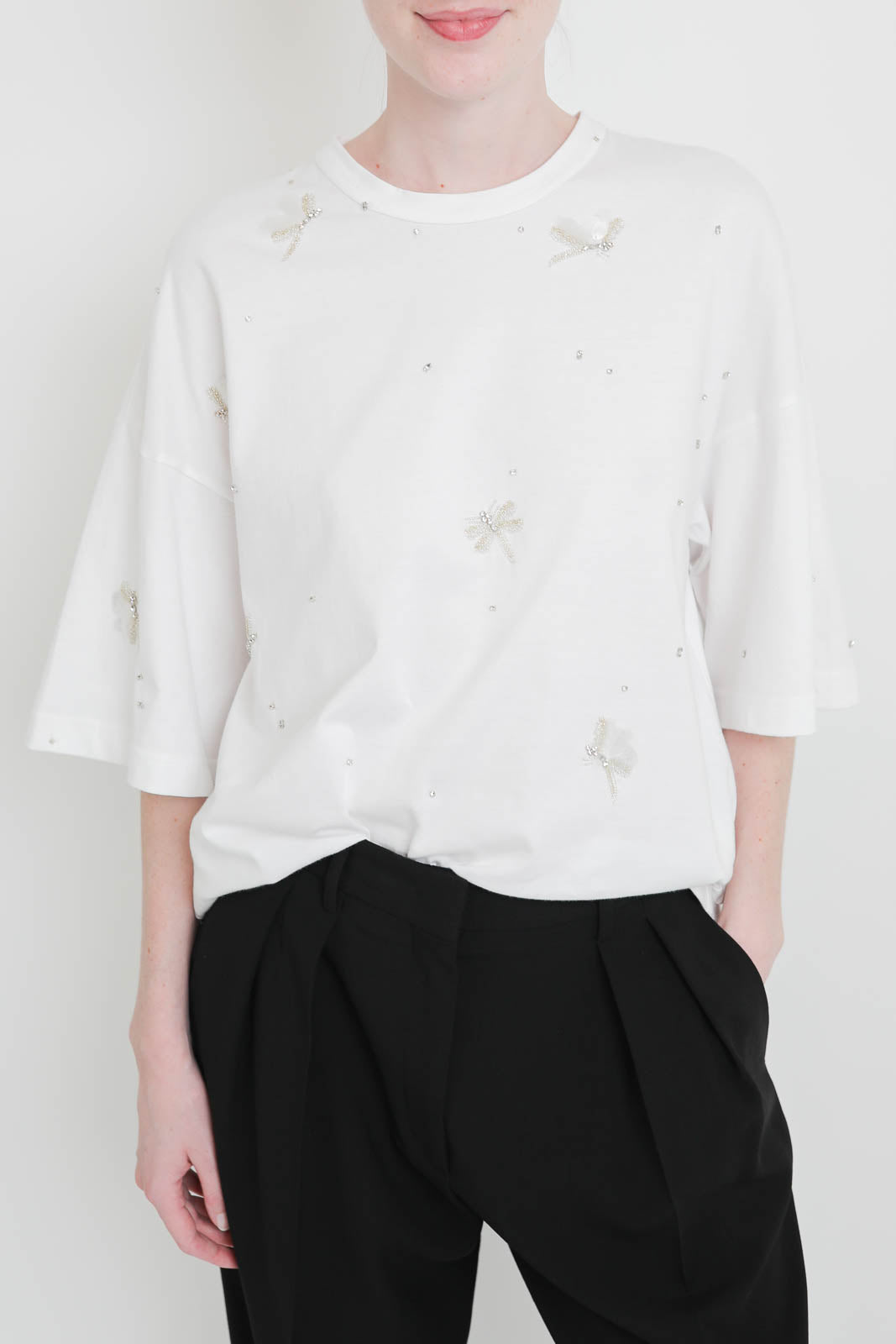 T-shirt Forte-Forte Carousel de Sylphes en Bianco