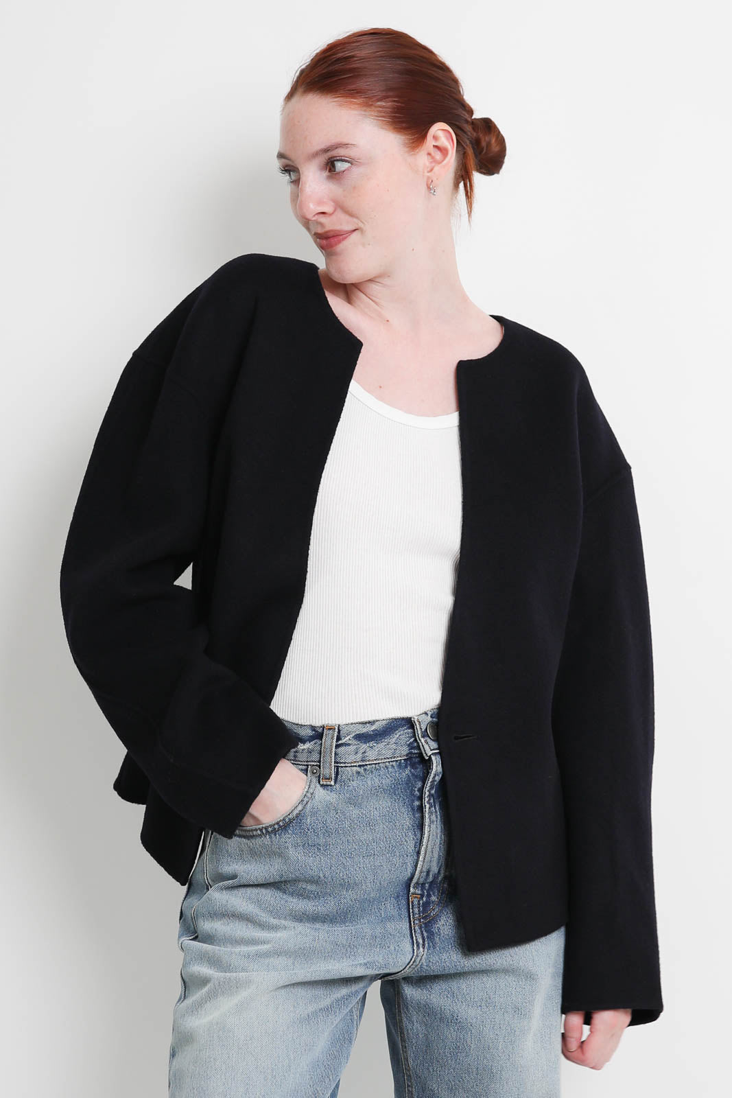 Soeur, Veste Dream en bleu marine profond