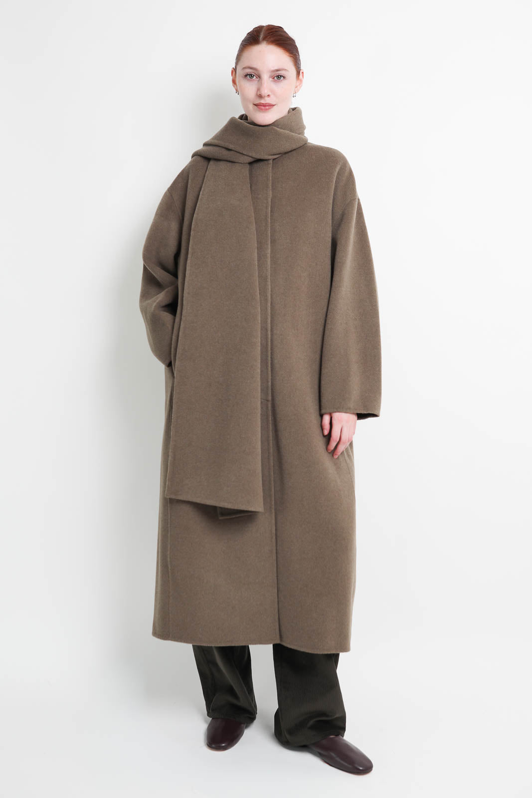 Soeur, Manteau Finn en Beige Gris