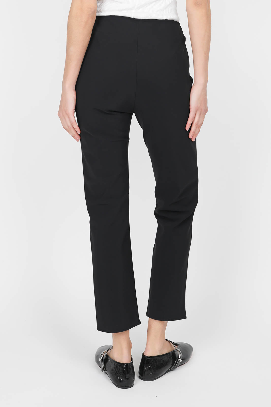 Pantalon Cigarette Scuba en noir