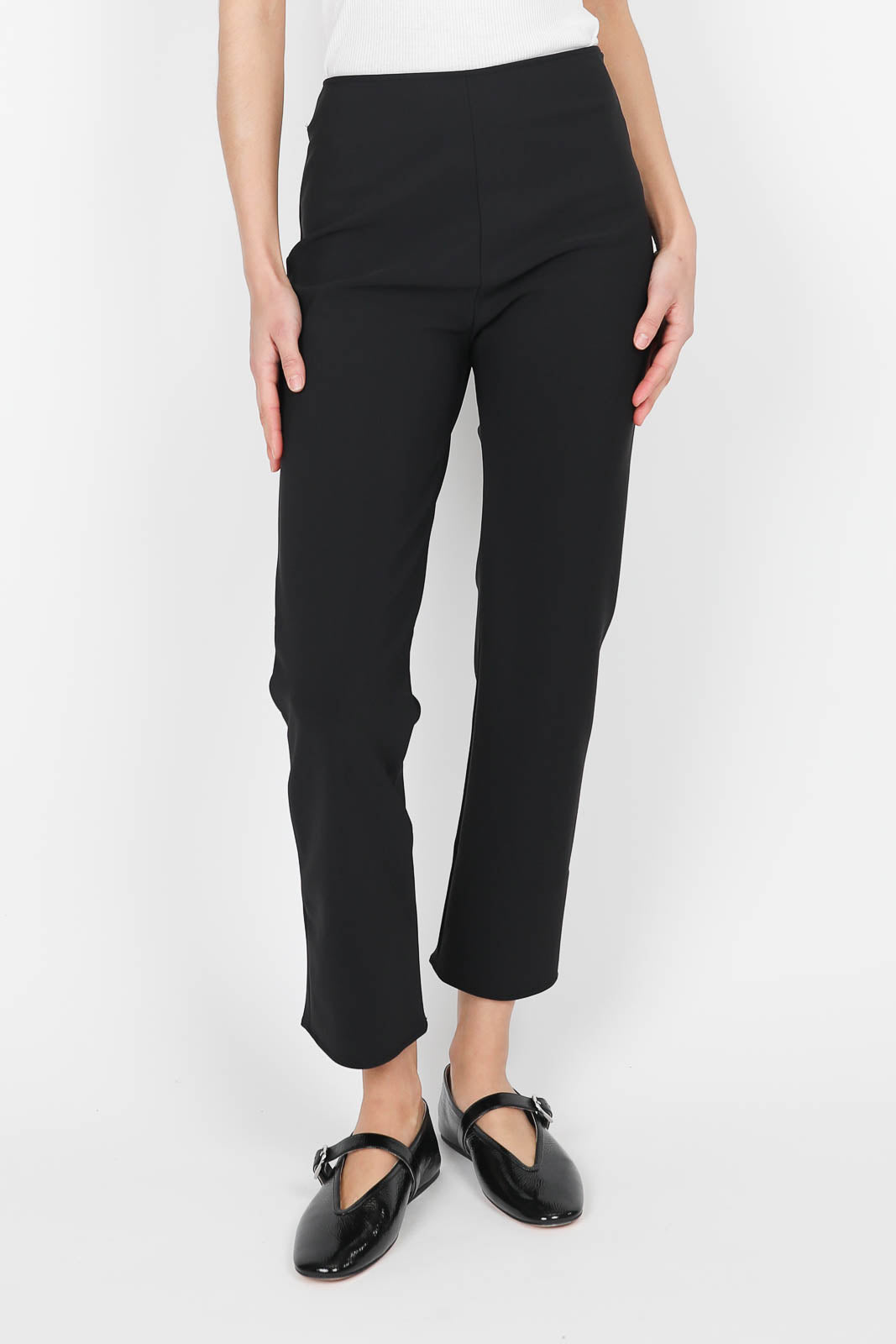 Pantalon Cigarette Scuba en noir
