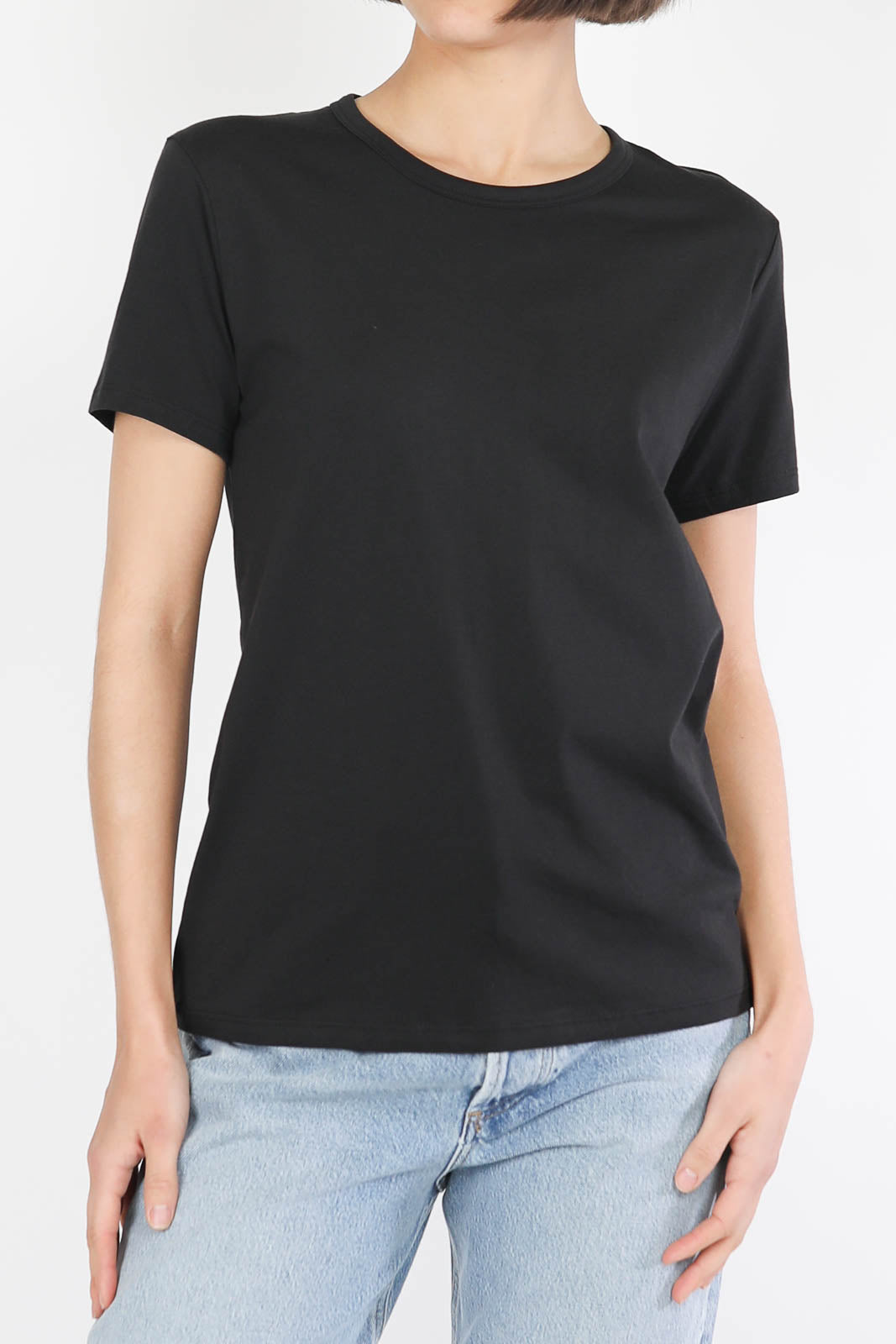 T-shirt ras du cou noir