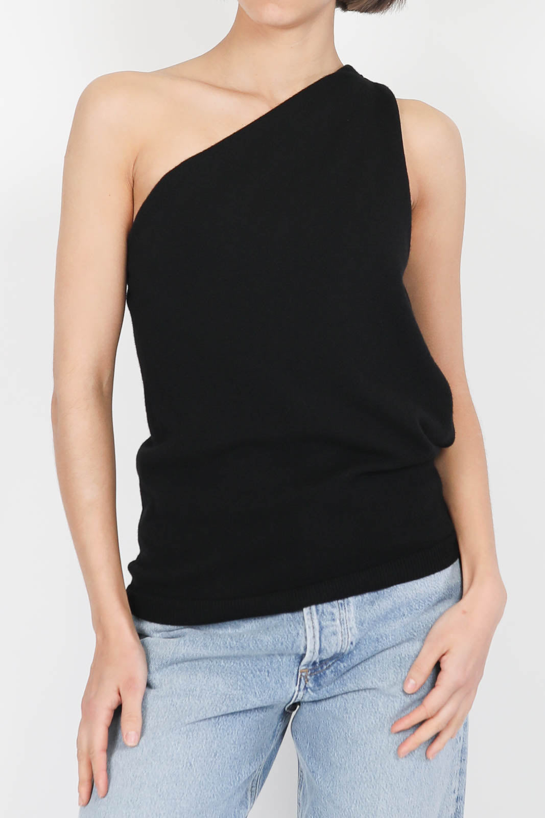 Top à dos ouvert noir