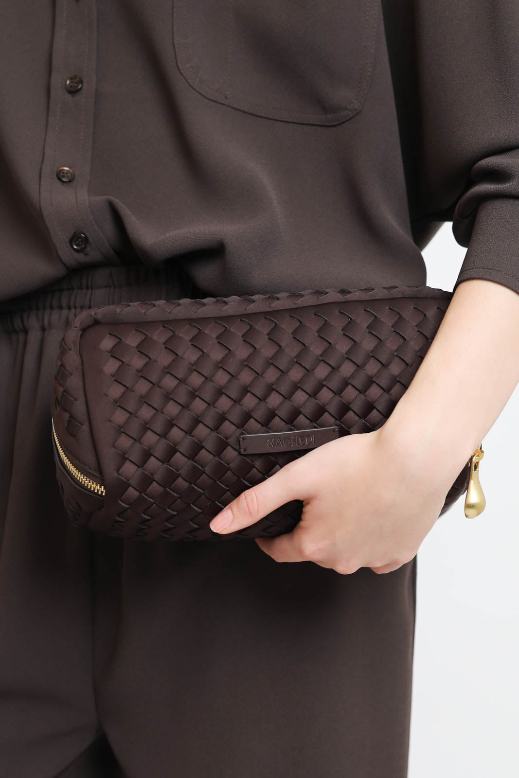 Naghedi, sac/kit de voyage Caravan Medium in Chocolate