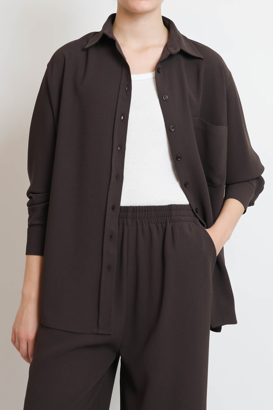 Atelier 1985, blouse Kim en marron