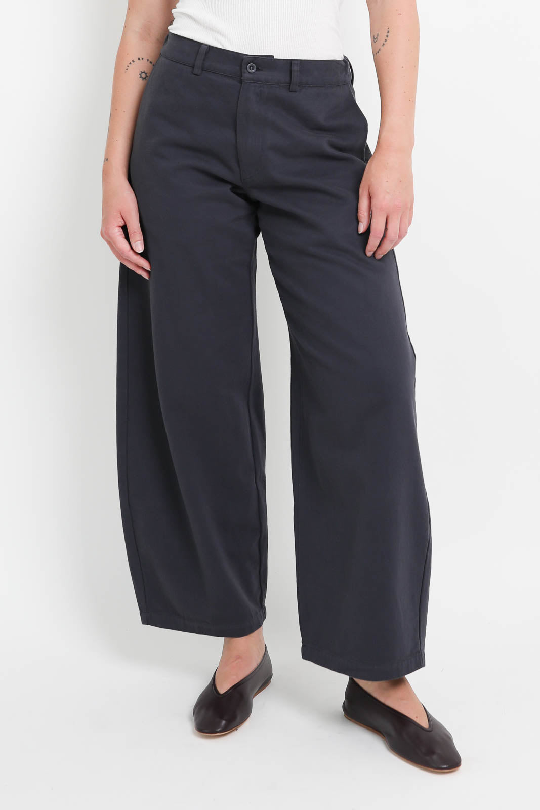 Labo.Art Pantalon Bum Mel en graphite