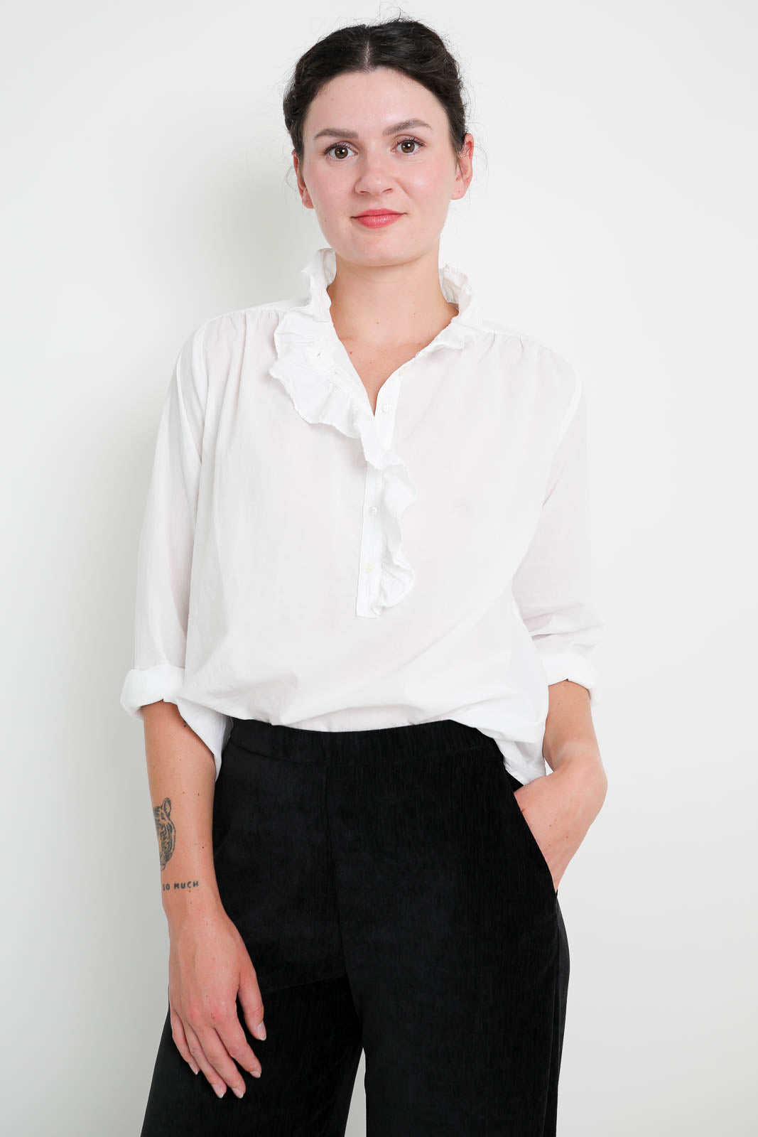 Xirena Blouse Caspian en blanc