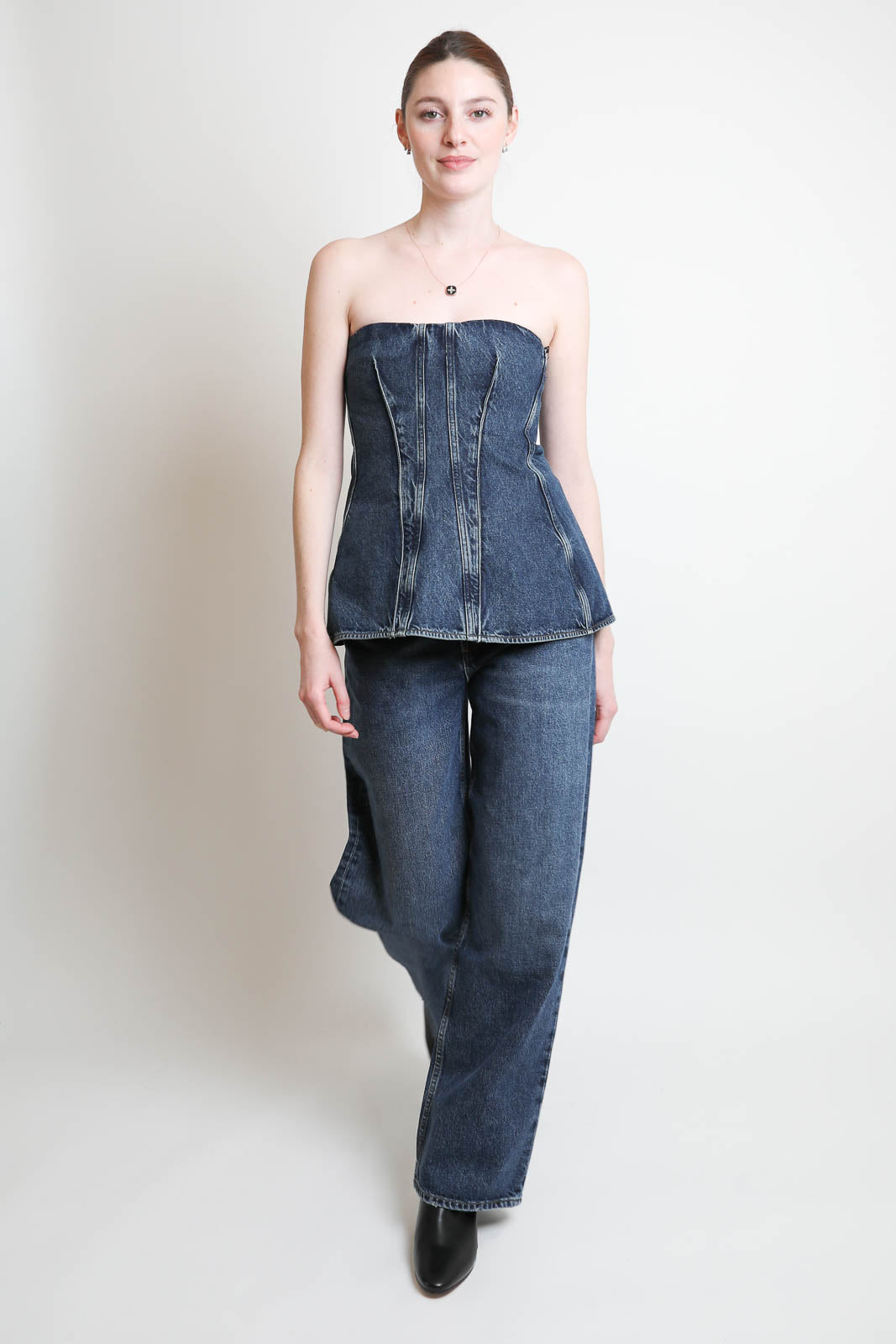 Agolde, top Lara Corset en forme