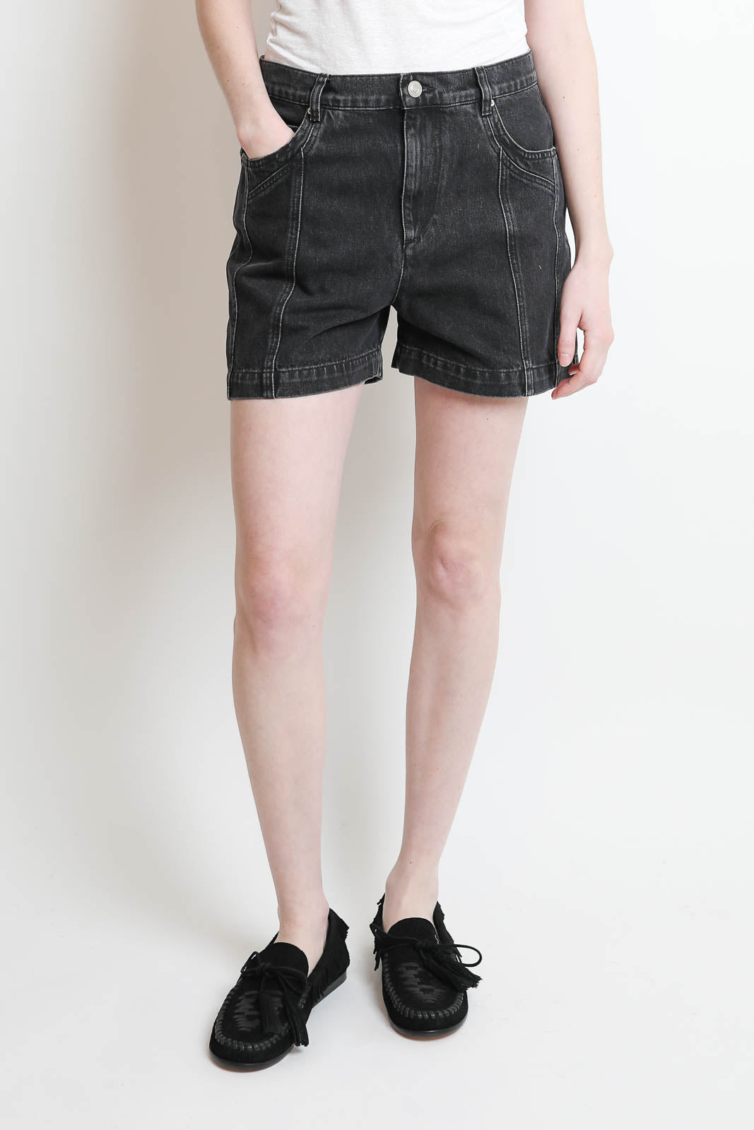 Marant Etoile, Shorts Joely en noir fondu