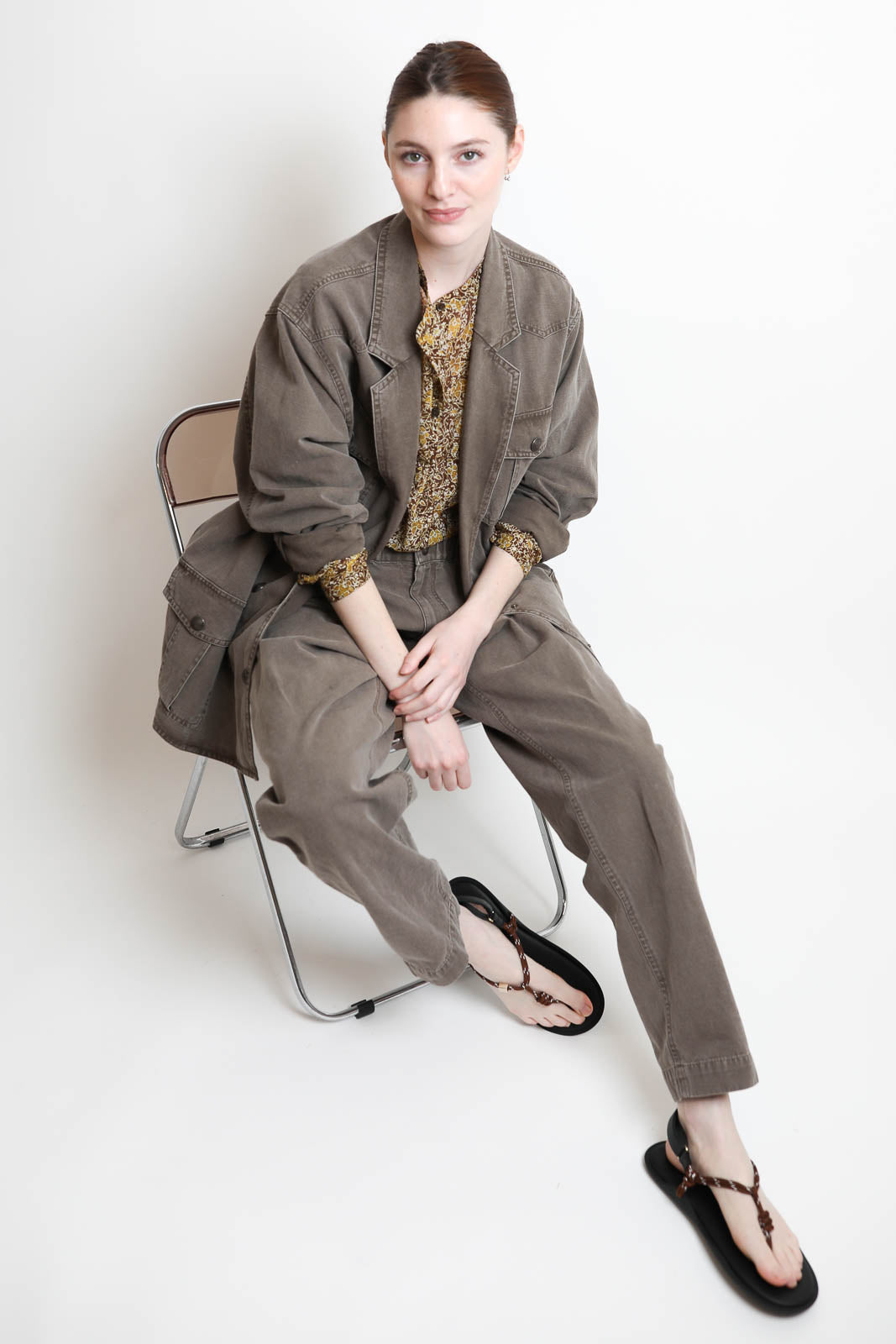 Marant Etoile, Blazer Nevala en bronze foncé