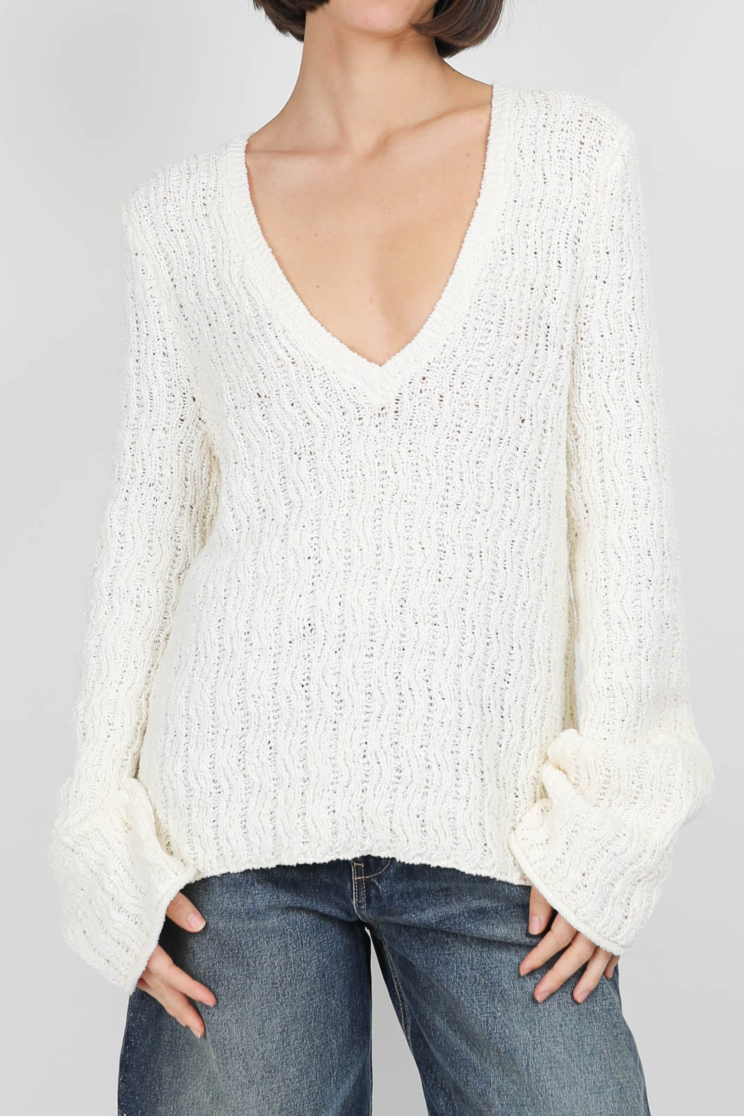 Pullover Komo in Rice Ivory