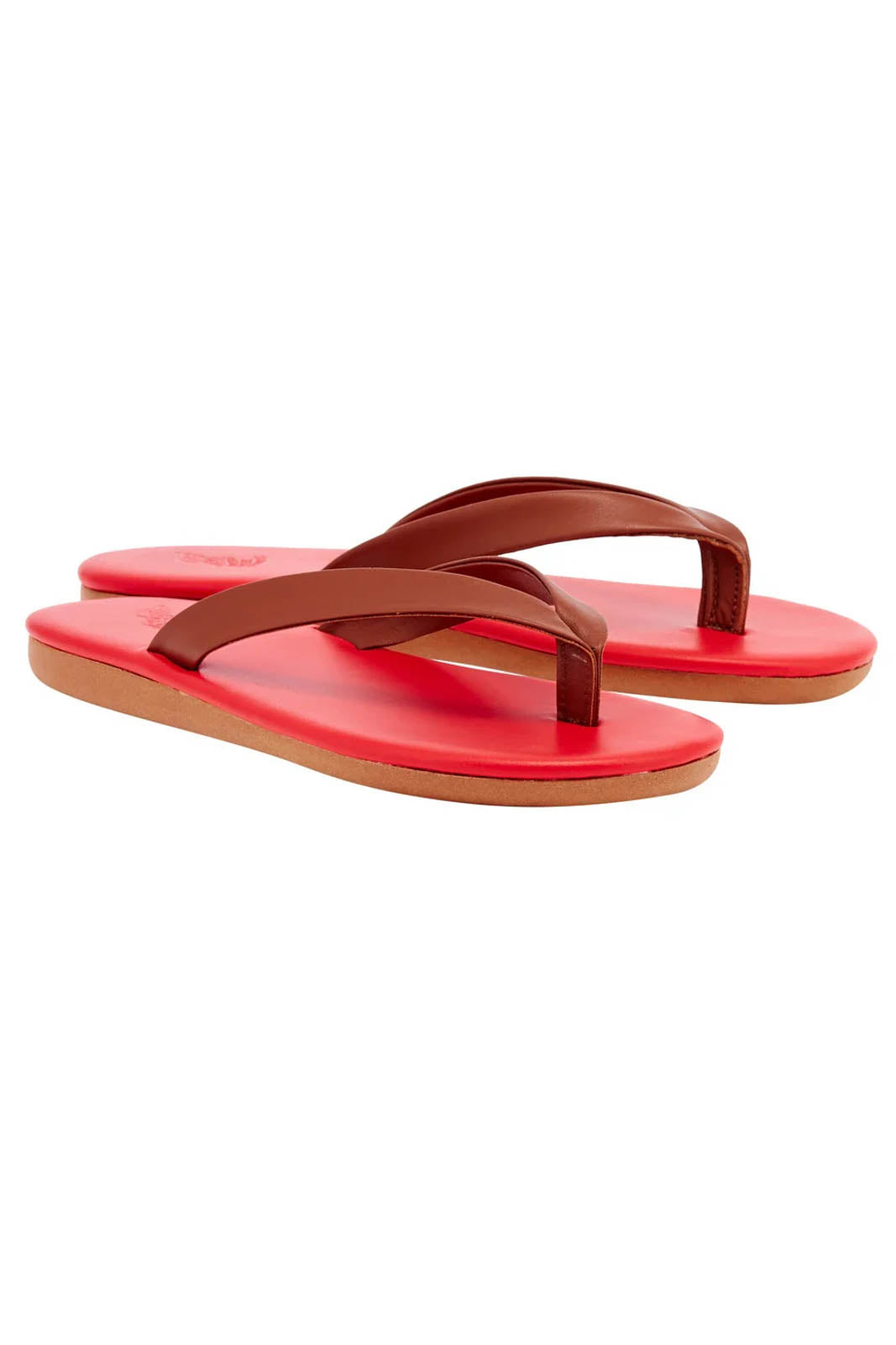 Ancient Greek Sandals, Saionara Sandals in Cotto/Red