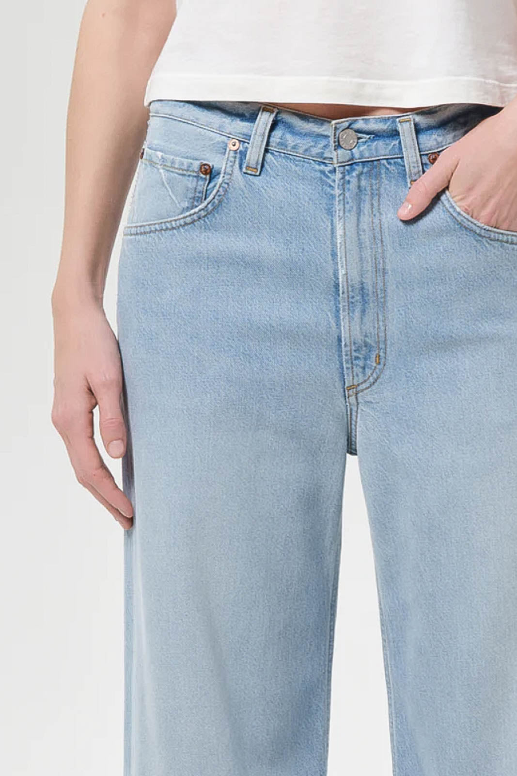 Agolde, Jeans Low Curve in Memory