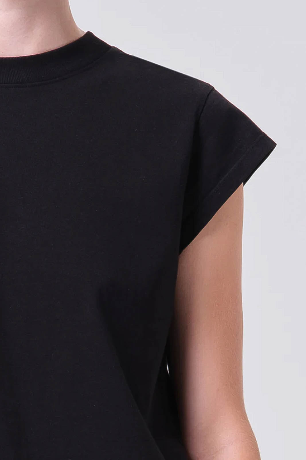 Agolde, Bryce Cap T-shirt in Black