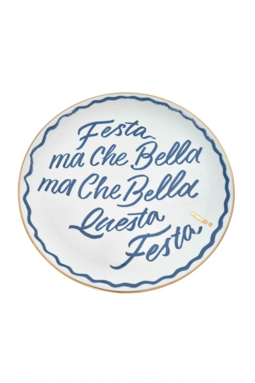 Teller Festa in Weiss/Blau