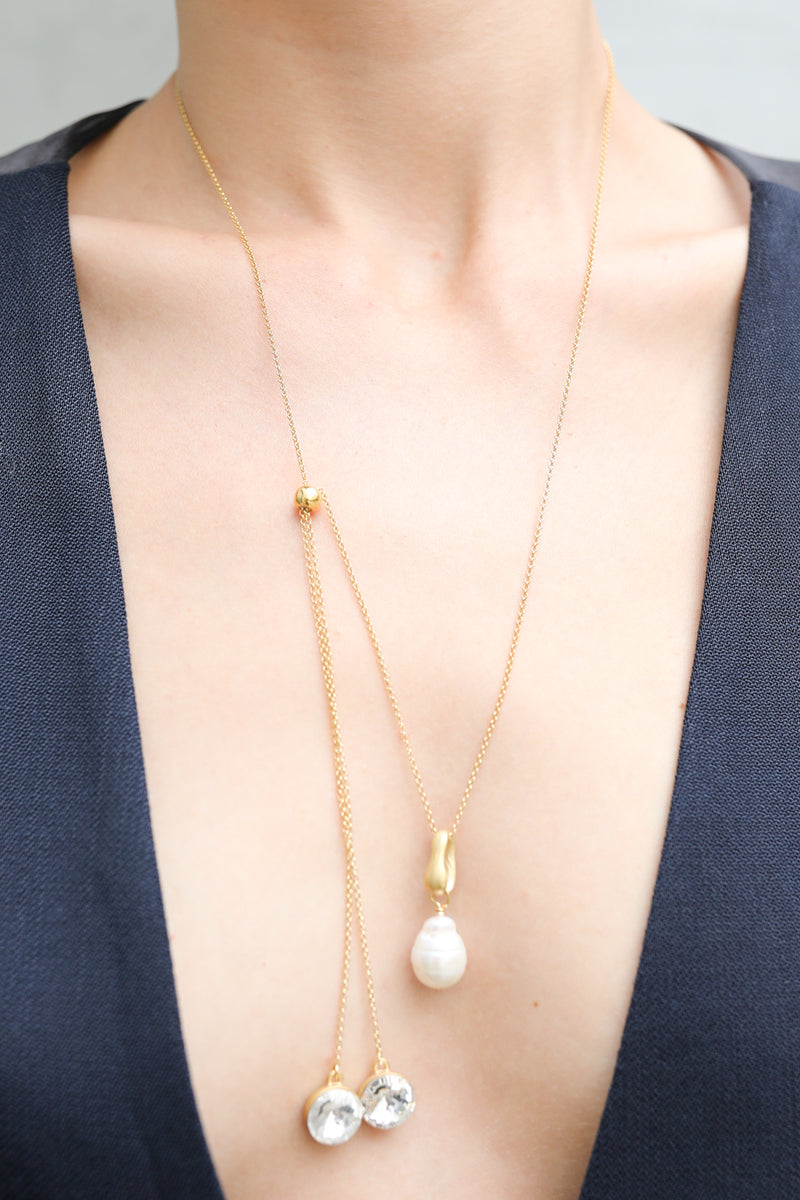 Halskette Baroque Pearl in Gold