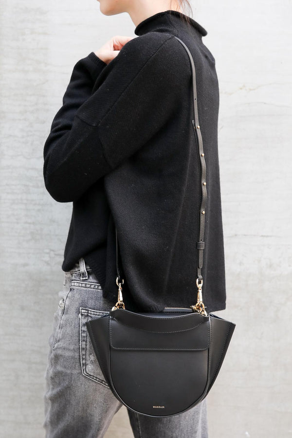 Handtasche Hortensia Mini in Schwarz