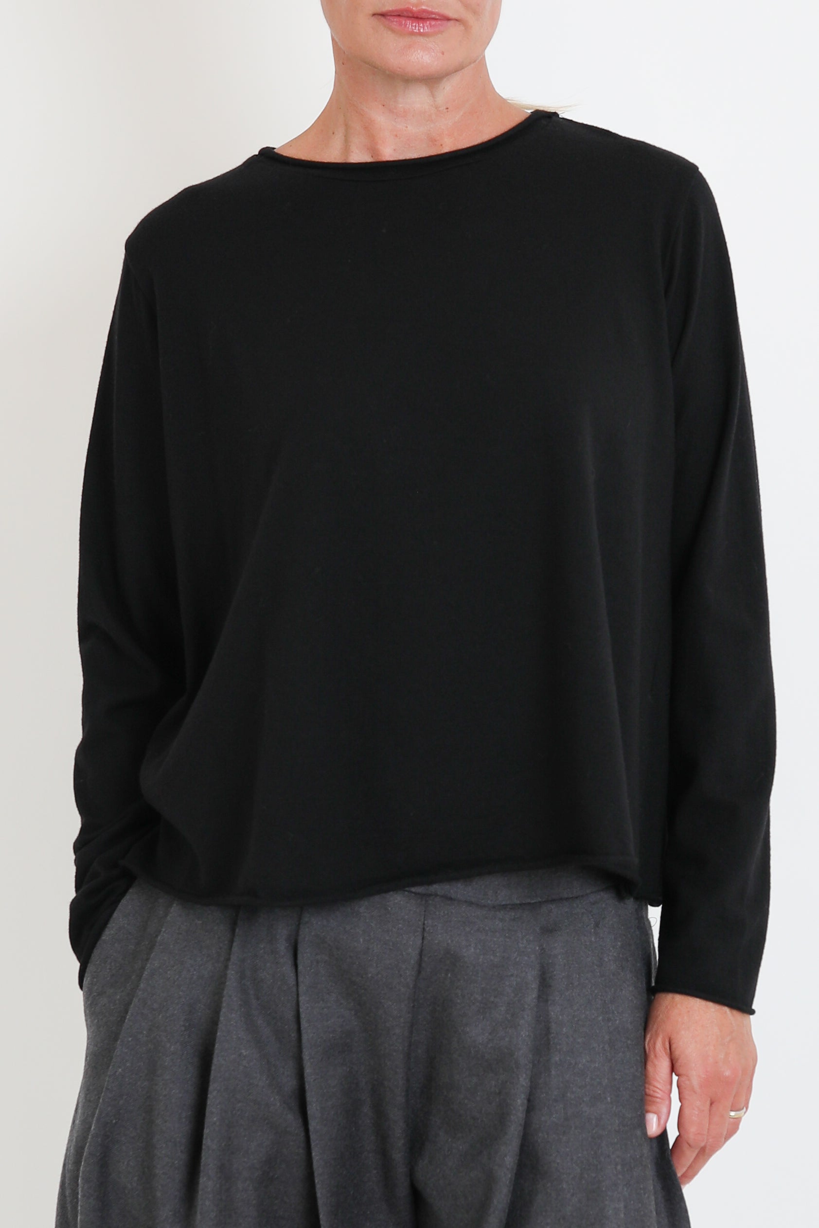 Labo.Art, Pullover Roma Charme in Schwarz