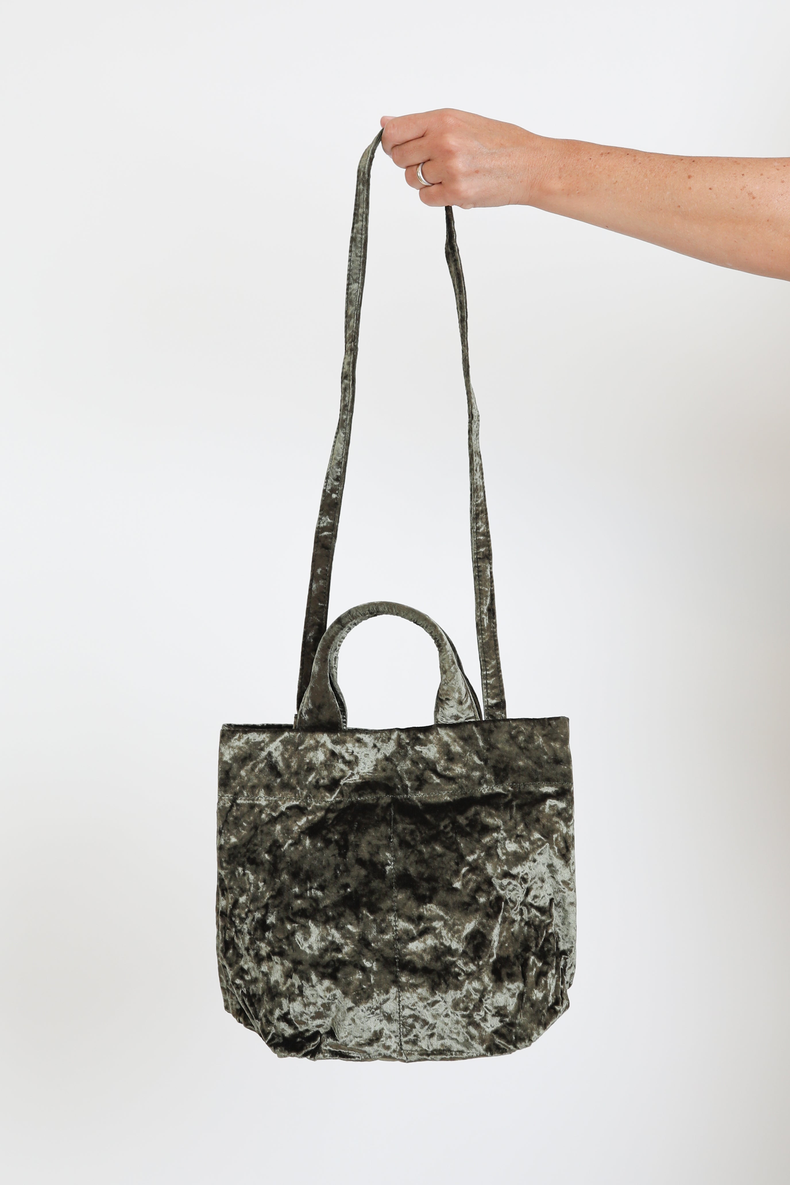 Zilla, Tasche Velvet Dado in Kaki