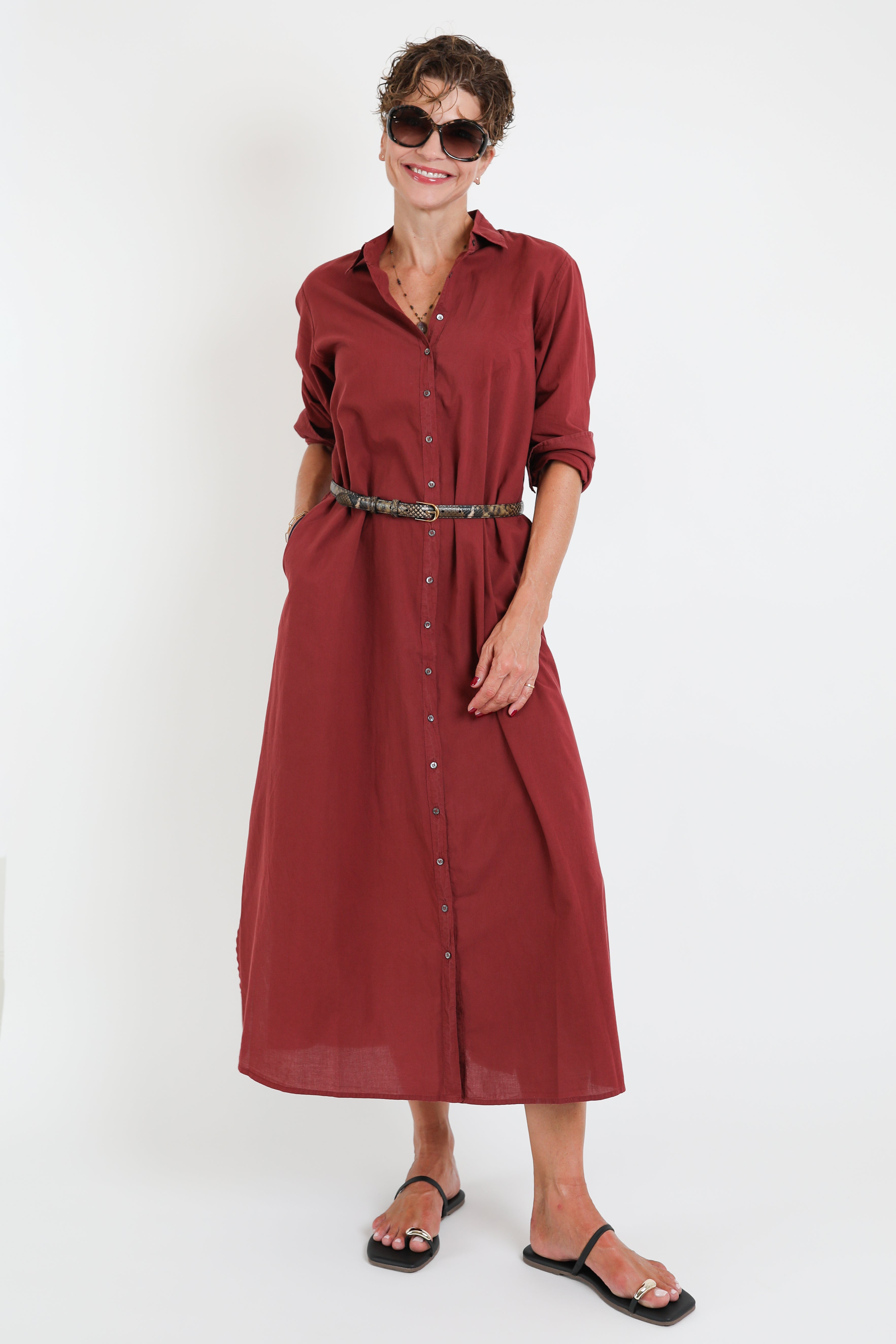 Xirena, Kleid Boden in Bordeaux