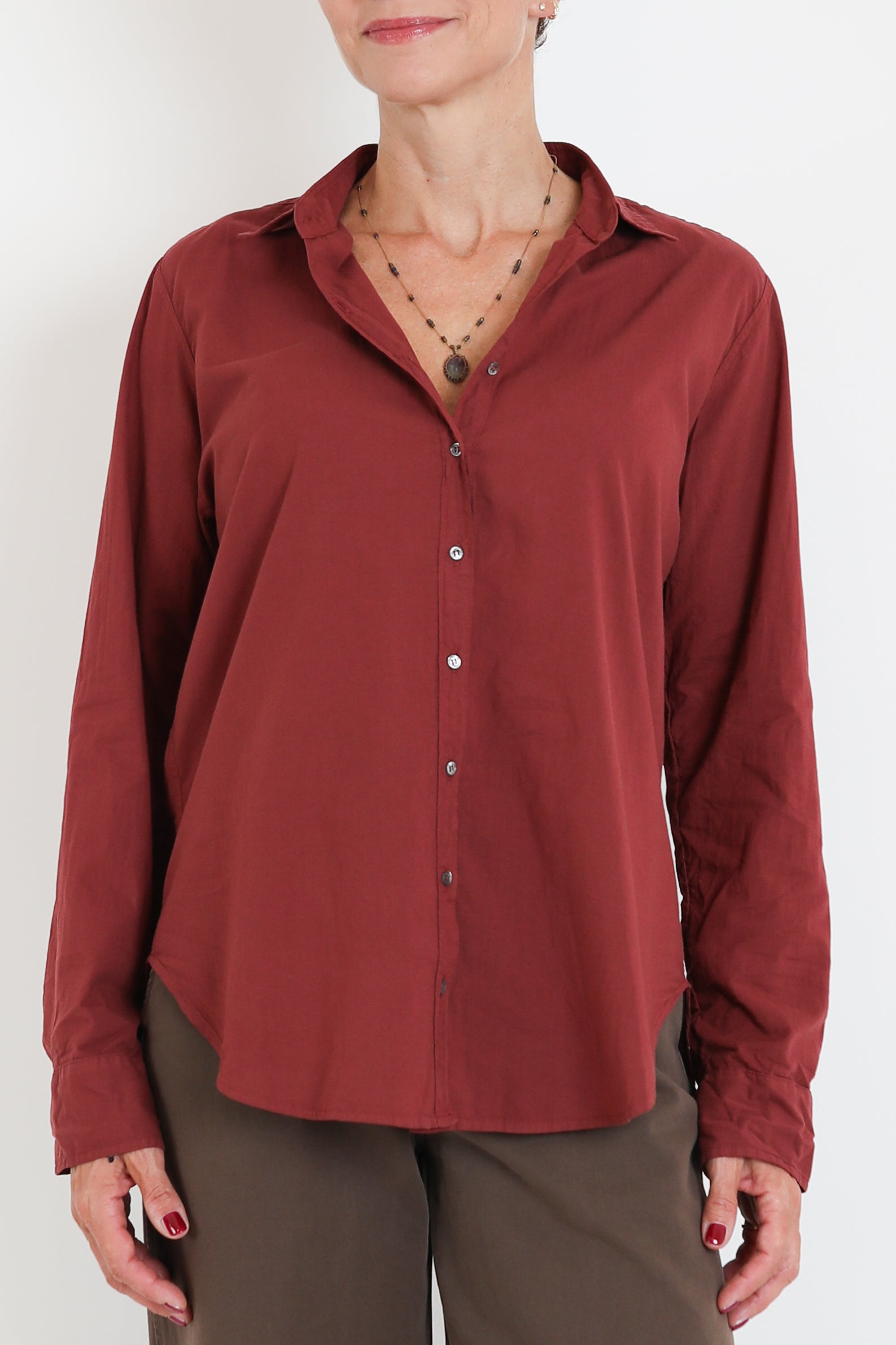 Xirena, Bluse Beau in Bordeaux