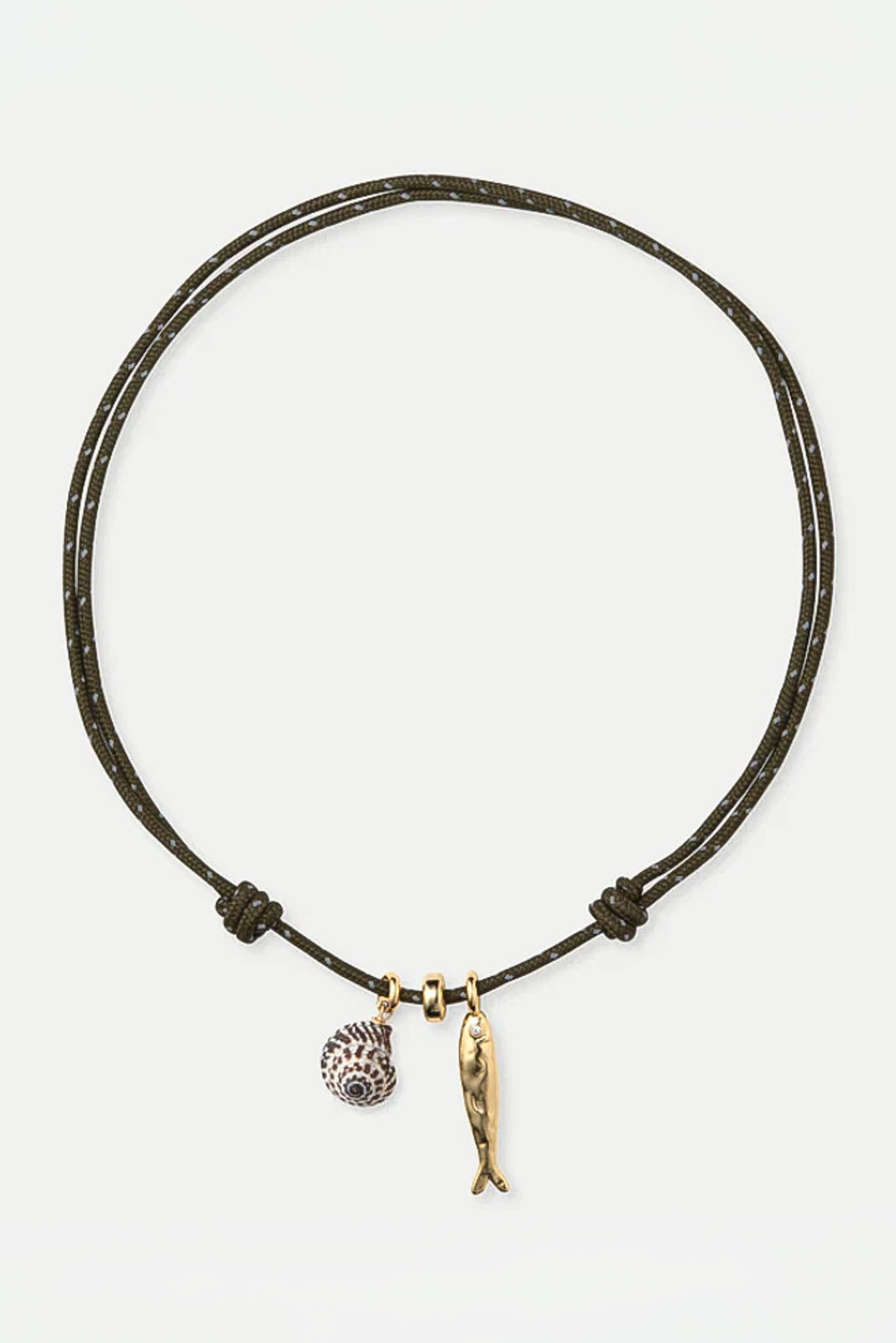 Éliou, Corvo Necklace in Green