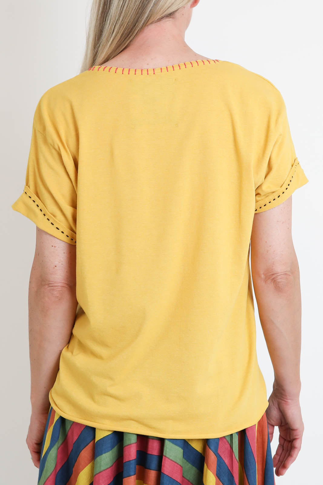 Fish Club, T-Shirt Fleetwood Mac in Yellow