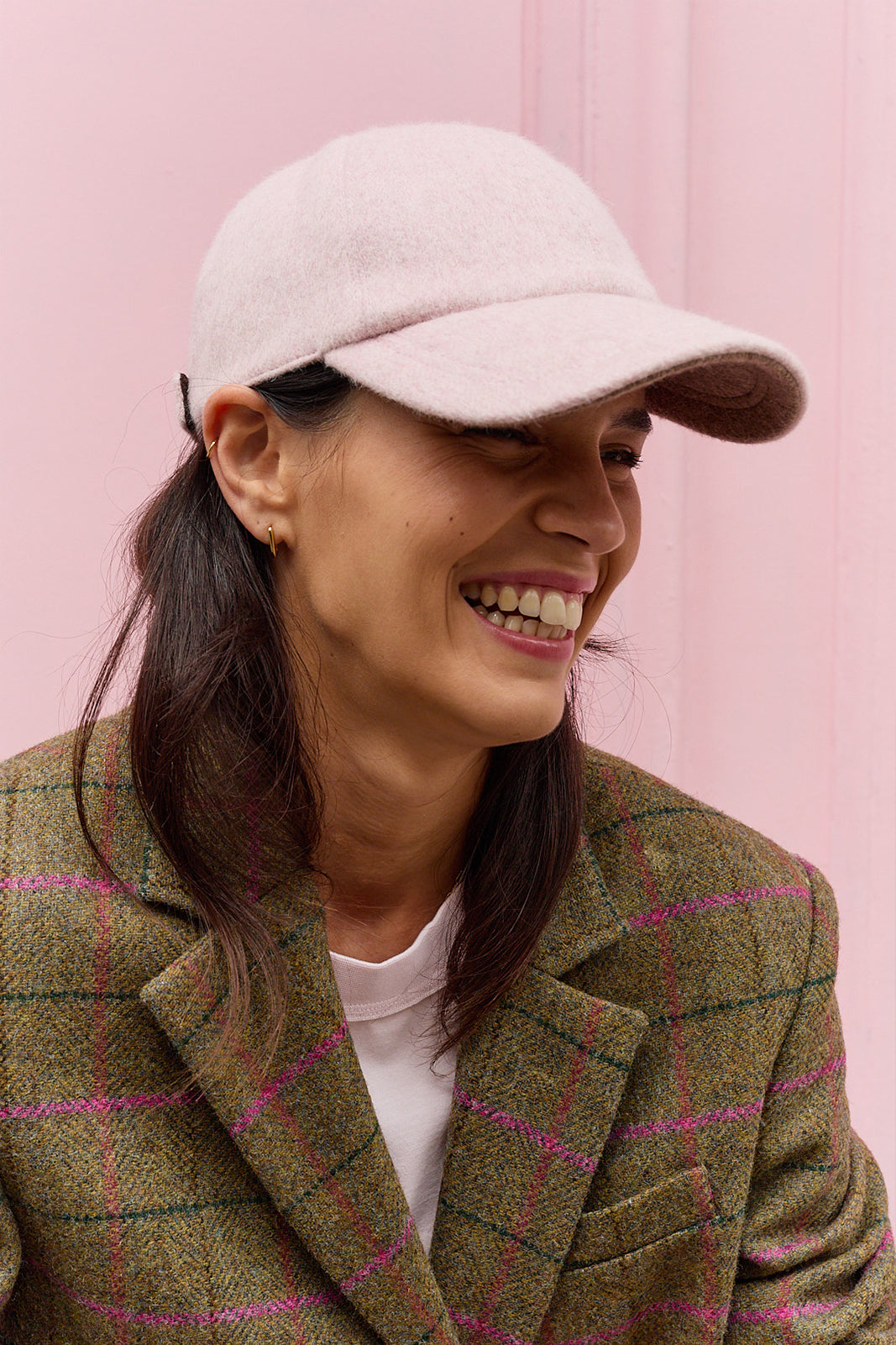 Baseball-Cap Charlotta in Rose Clair