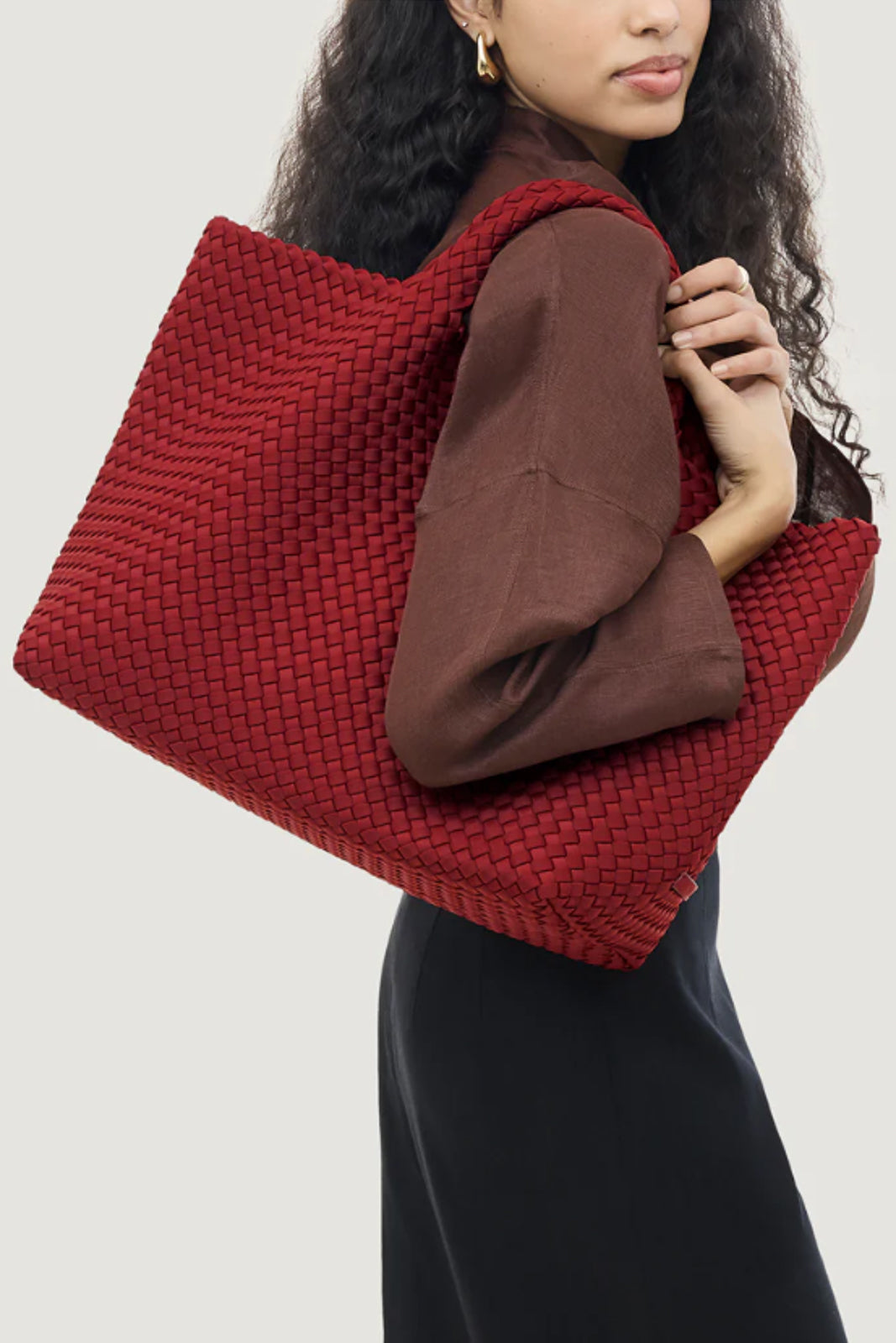 Naghedi, Tasche St. Barths Large Tote in Rosso
