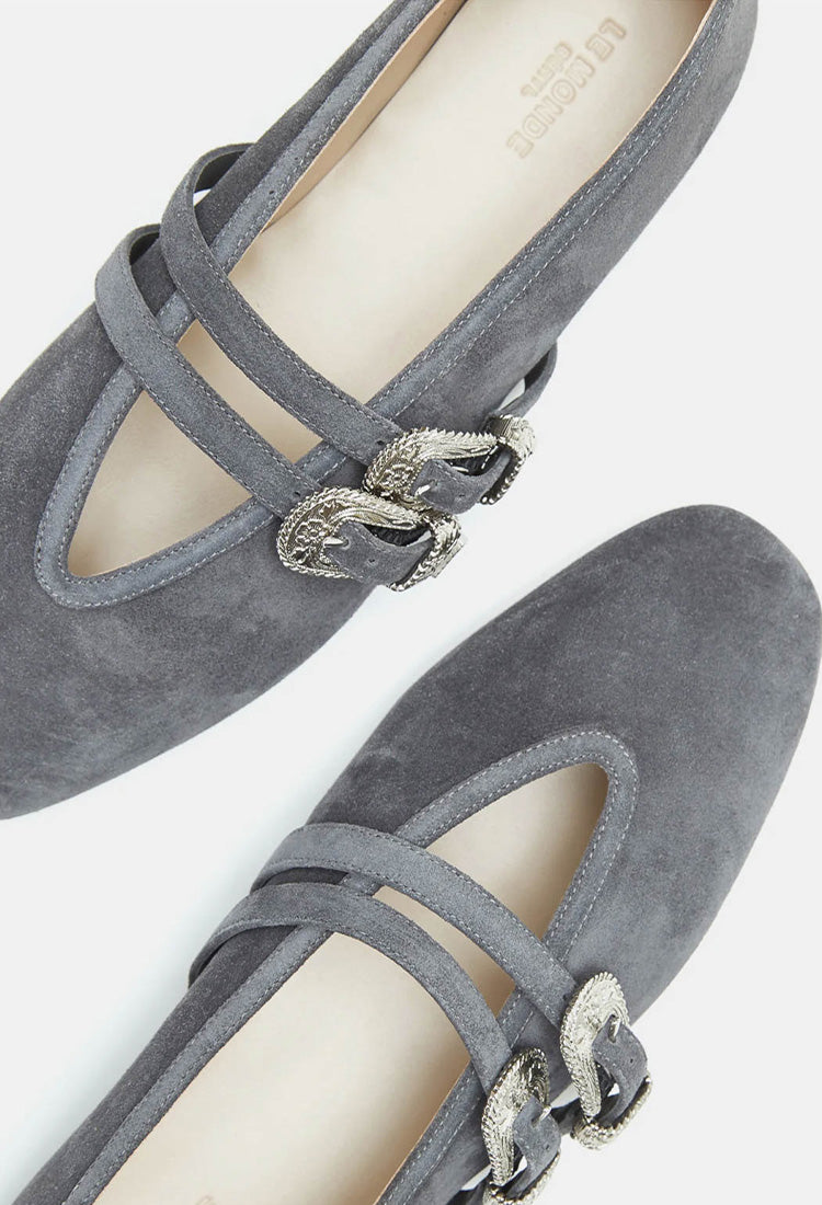 Ballerinas Claudia in Anthracite