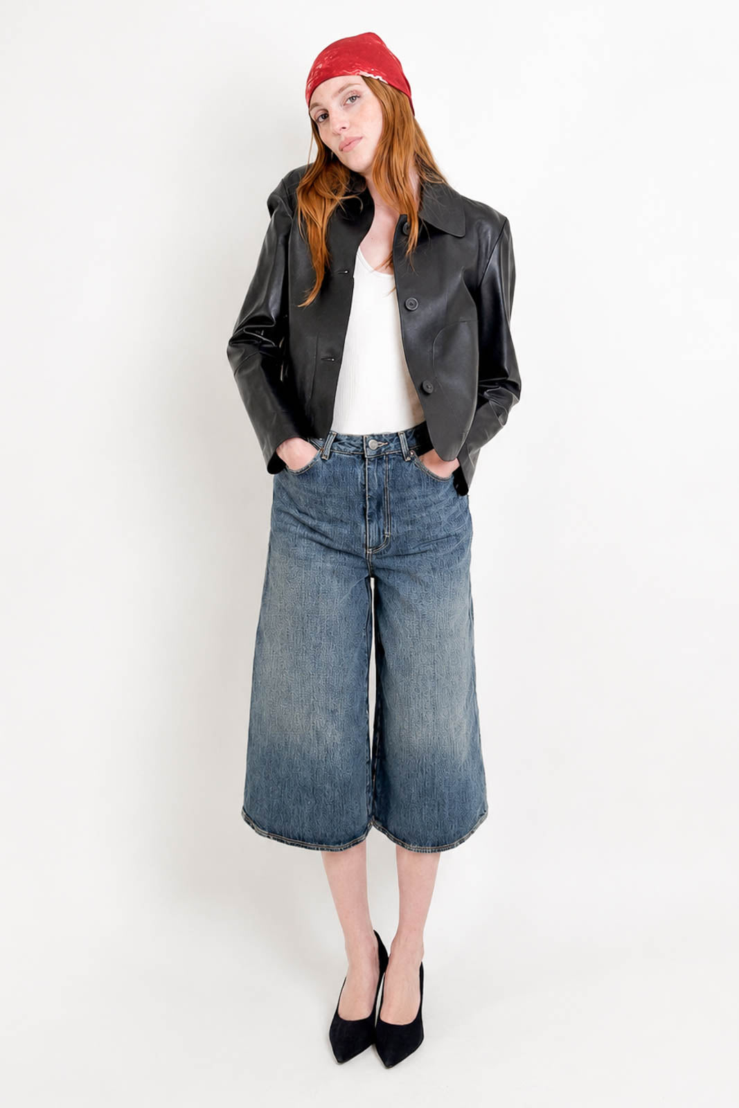 Bermudas Joyce in Denim Bleu Delave